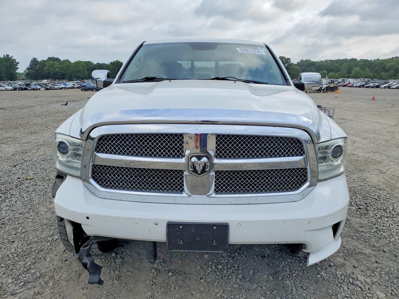 2014 Ram 1500 Longhorn White vin: 1C6RR7PM1ES431352