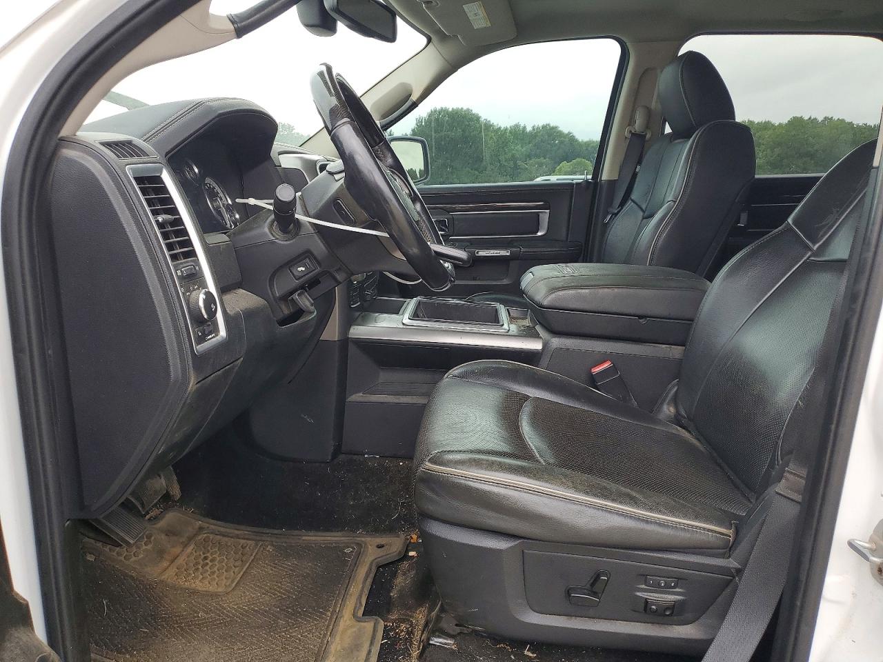 2014 Ram 1500 Longhorn White vin: 1C6RR7PM1ES431352