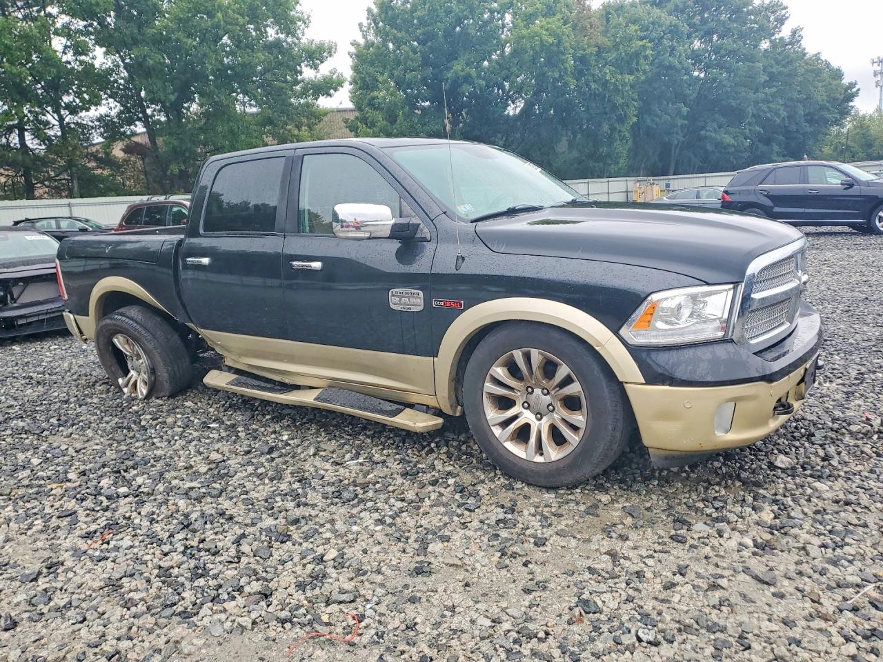 2015 Ram 1500 Longhorn Black vin: 1C6RR7PM1FS632962