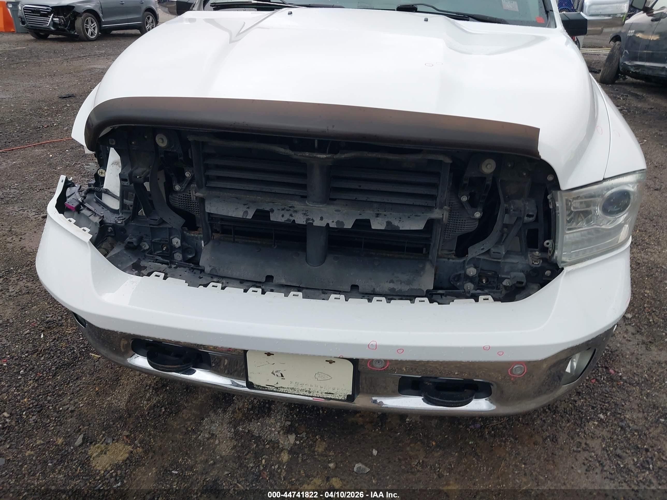2015 Ram 1500 Laramie Longhorn White vin: 1C6RR7PM1FS751725