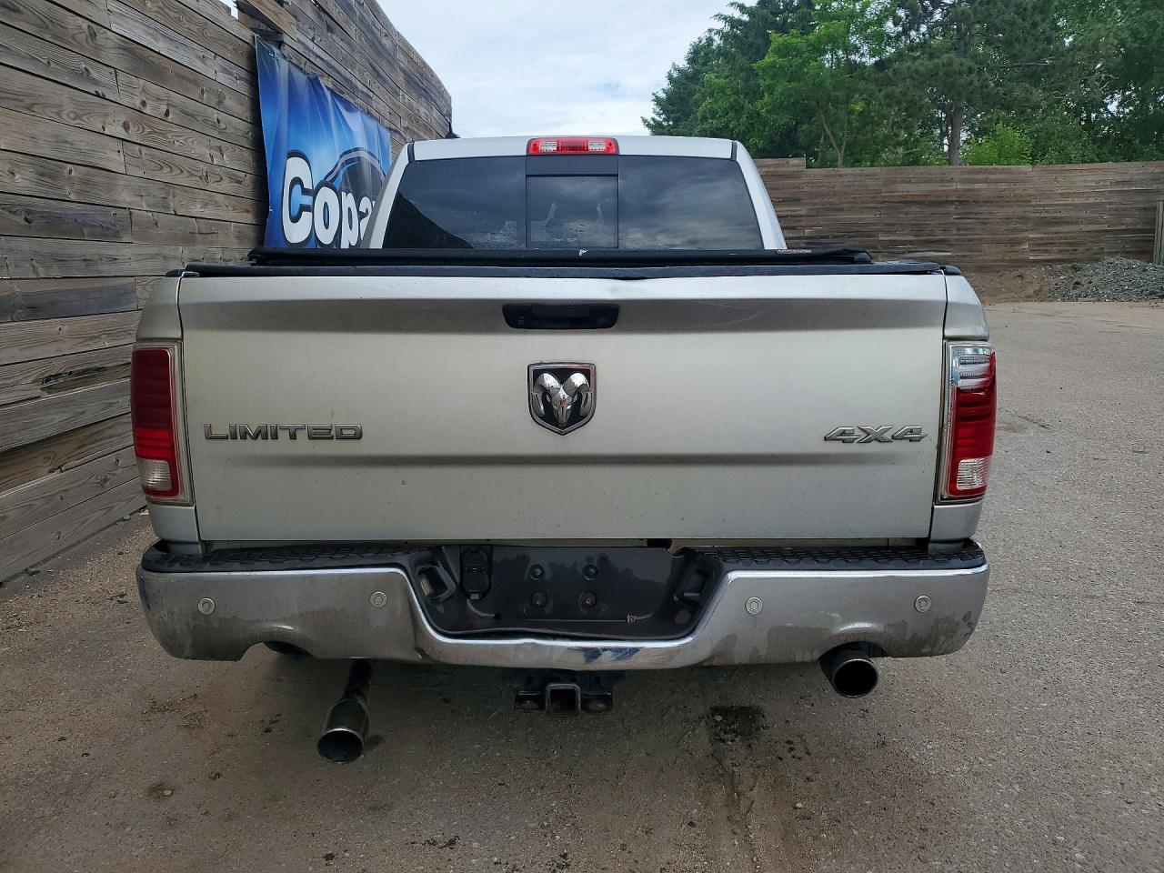 2015 Ram 1500 Longhorn Silver vin: 1C6RR7PM2FS505377