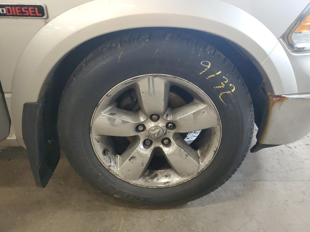 2015 Ram 1500 Longhorn Silver vin: 1C6RR7PM2FS505377 Damage: Right Front Wheel, Curb Rash, > 12 Inches