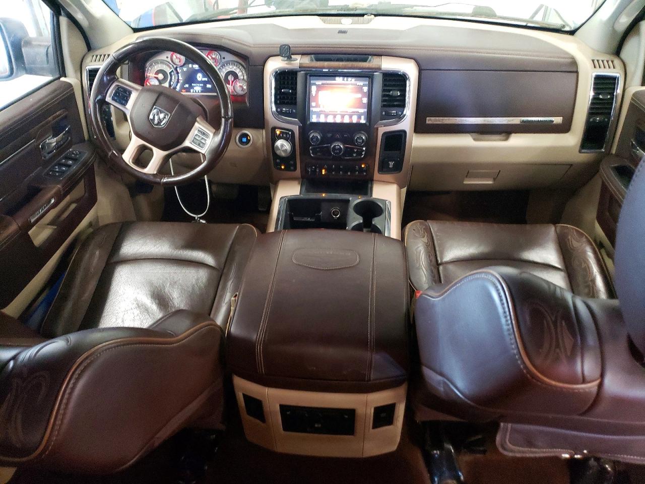 2014 Ram 1500 Longhorn Белый vin: 1C6RR7PM4ES303011