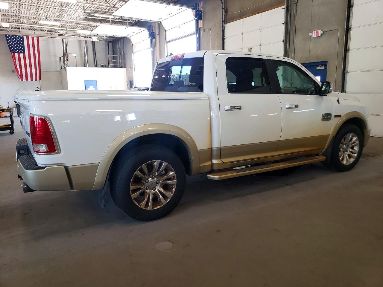 2014 Ram 1500 Longhorn Белый vin: 1C6RR7PM4ES303011
