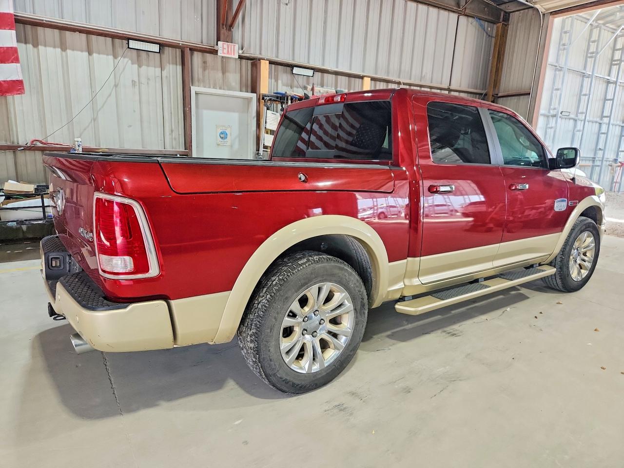 2014 Ram 1500 Longhorn Burgundy vin: 1C6RR7PM5ES313000