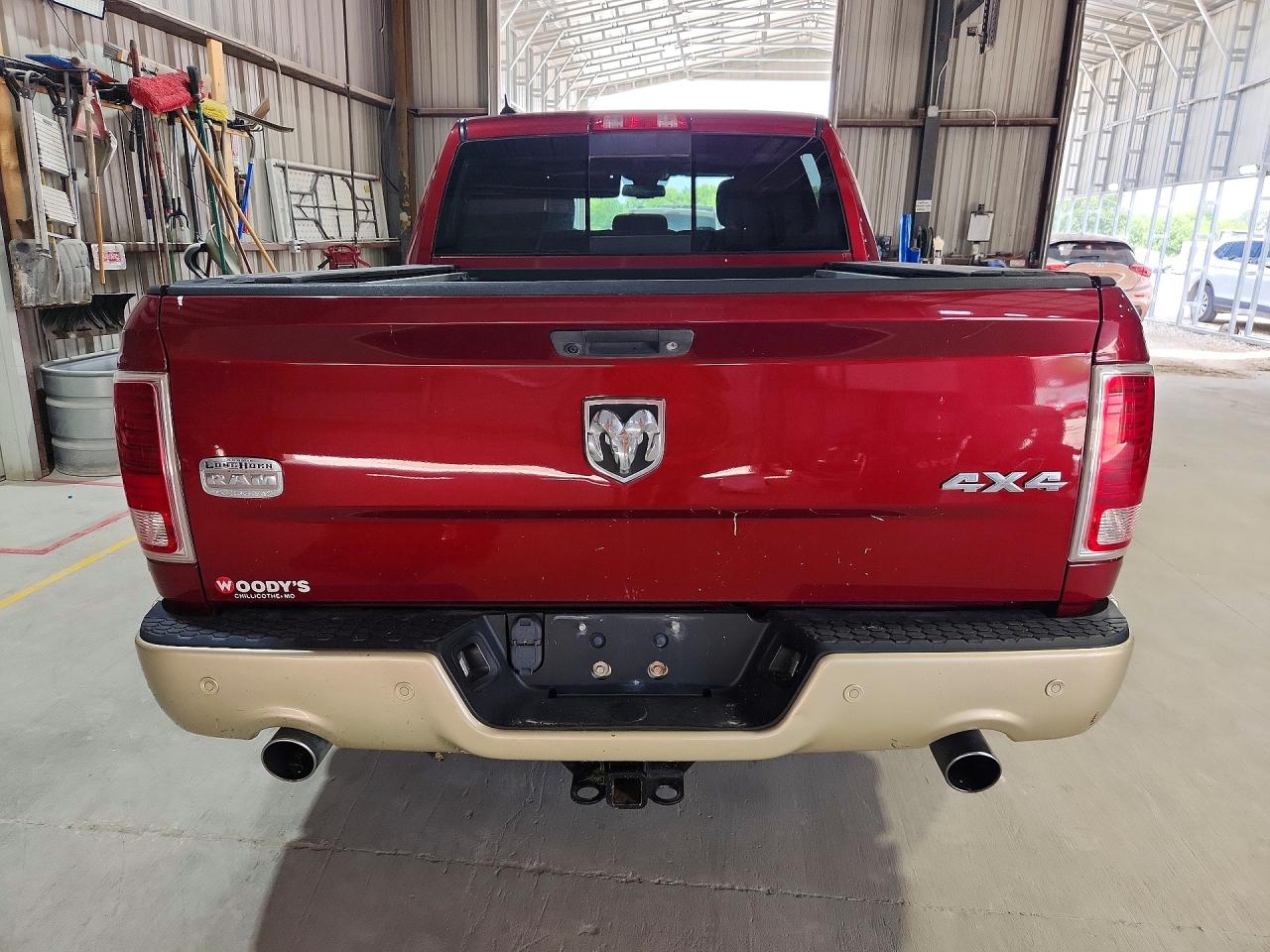 2014 Ram 1500 Longhorn Burgundy vin: 1C6RR7PM5ES313000