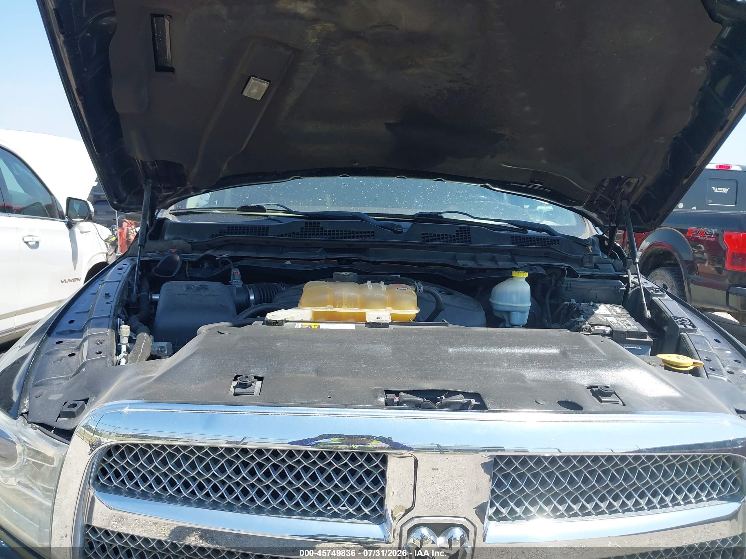 2014 Ram 1500 Longhorn Черный vin: 1C6RR7PM5ES402436