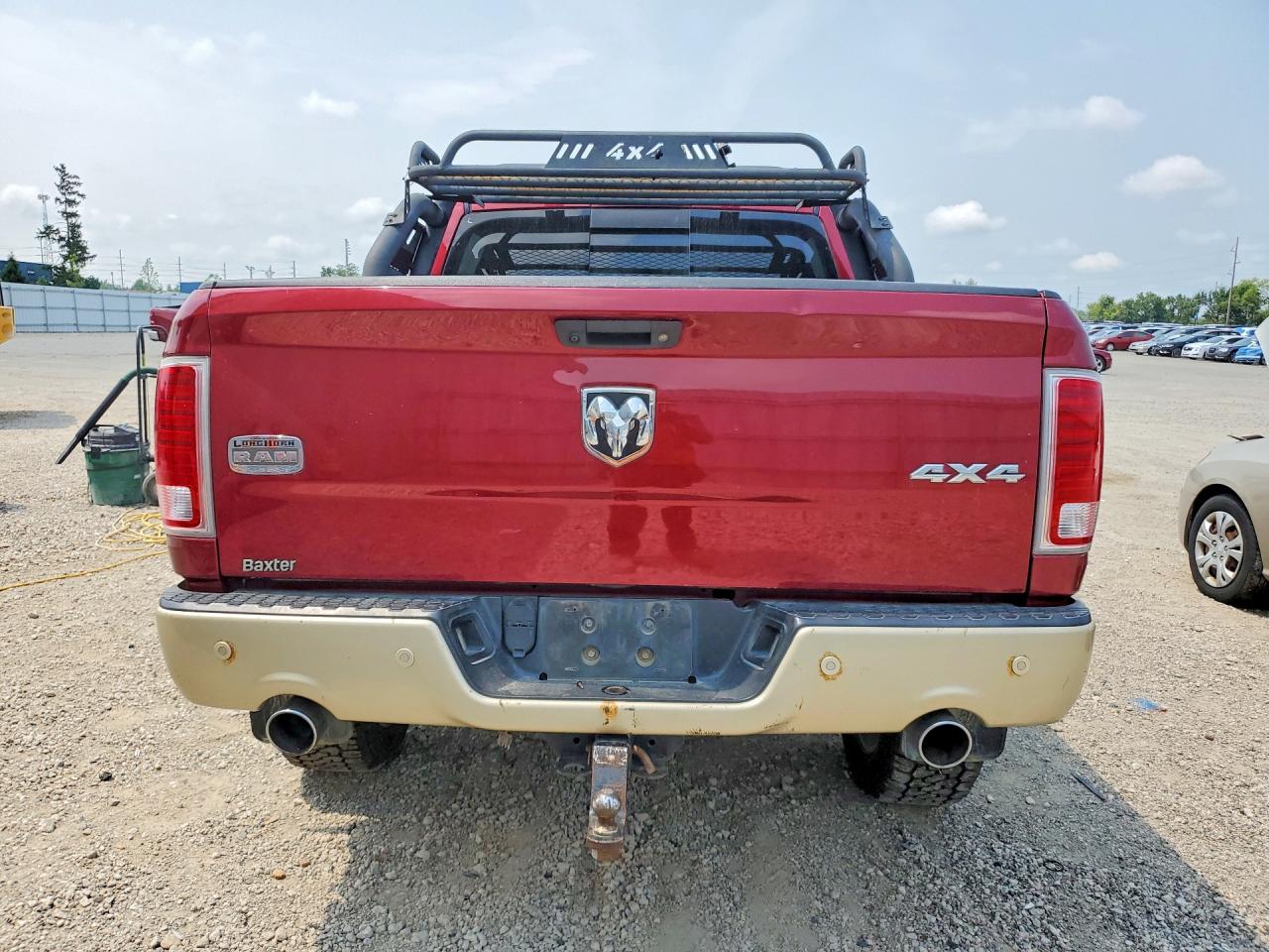 2015 Ram 1500 Longhorn Red vin: 1C6RR7PM5FS511979