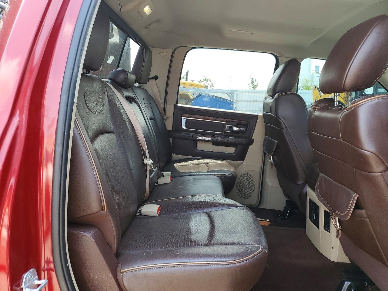 2015 Ram 1500 Longhorn Red vin: 1C6RR7PM5FS511979