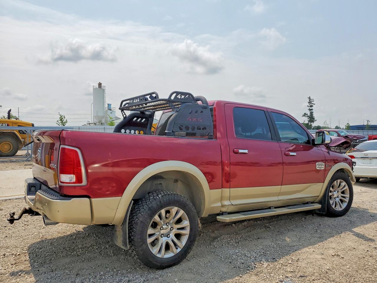 2015 Ram 1500 Longhorn Red vin: 1C6RR7PM5FS511979