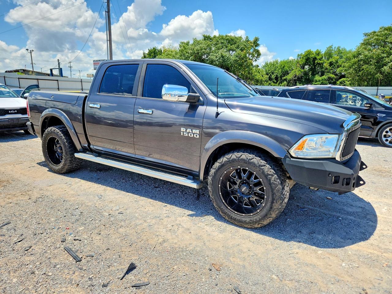 2015 Ram 1500 Longhorn Серый vin: 1C6RR7PM5FS538213