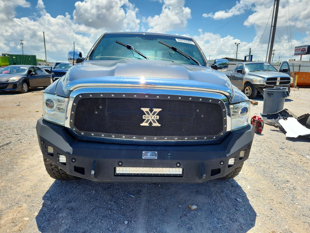 2015 Ram 1500 Longhorn Серый vin: 1C6RR7PM5FS538213