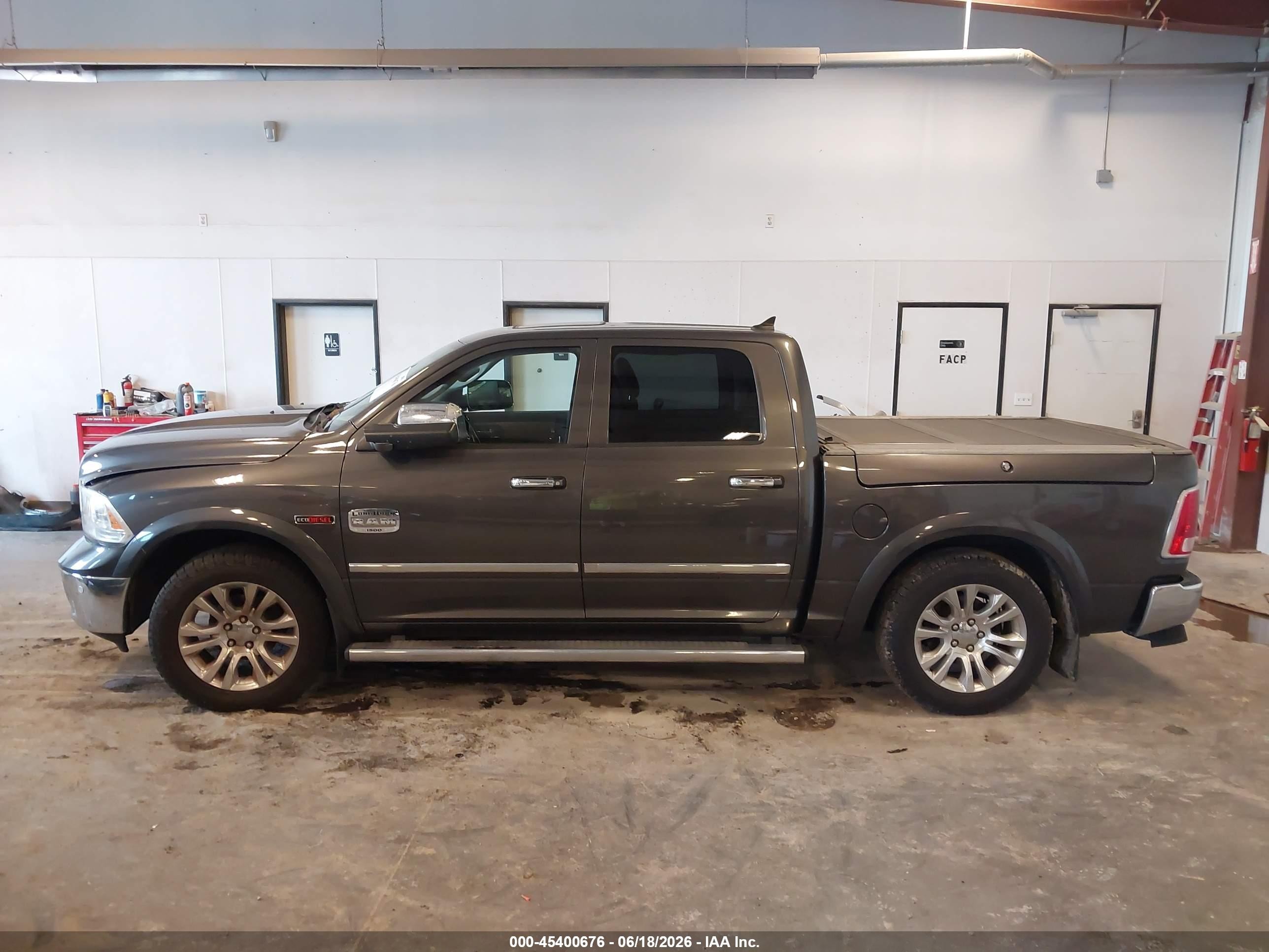 2014 Ram 1500 Longhorn Gray vin: 1C6RR7PM6ES344935