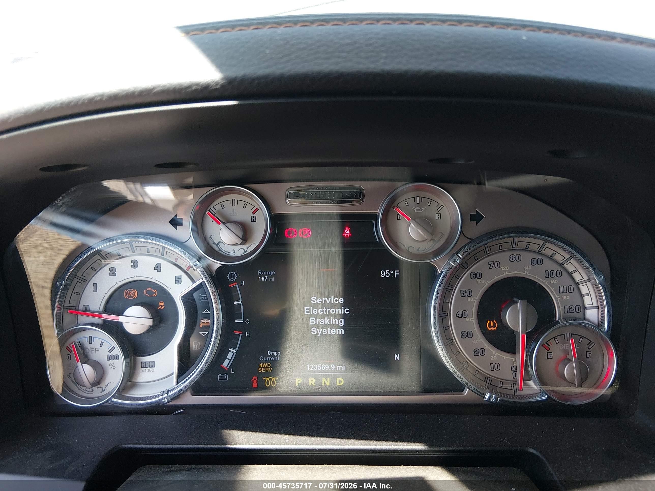 2015 Ram 1500 Longhorn Серый vin: 1C6RR7PM7FS515936