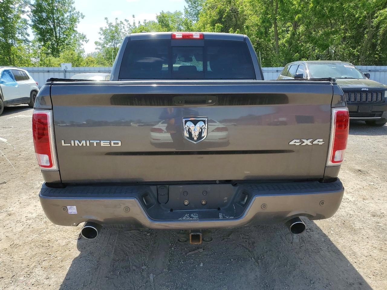 2015 Ram 1500 Longhorn Charcoal vin: 1C6RR7PM7FS543851