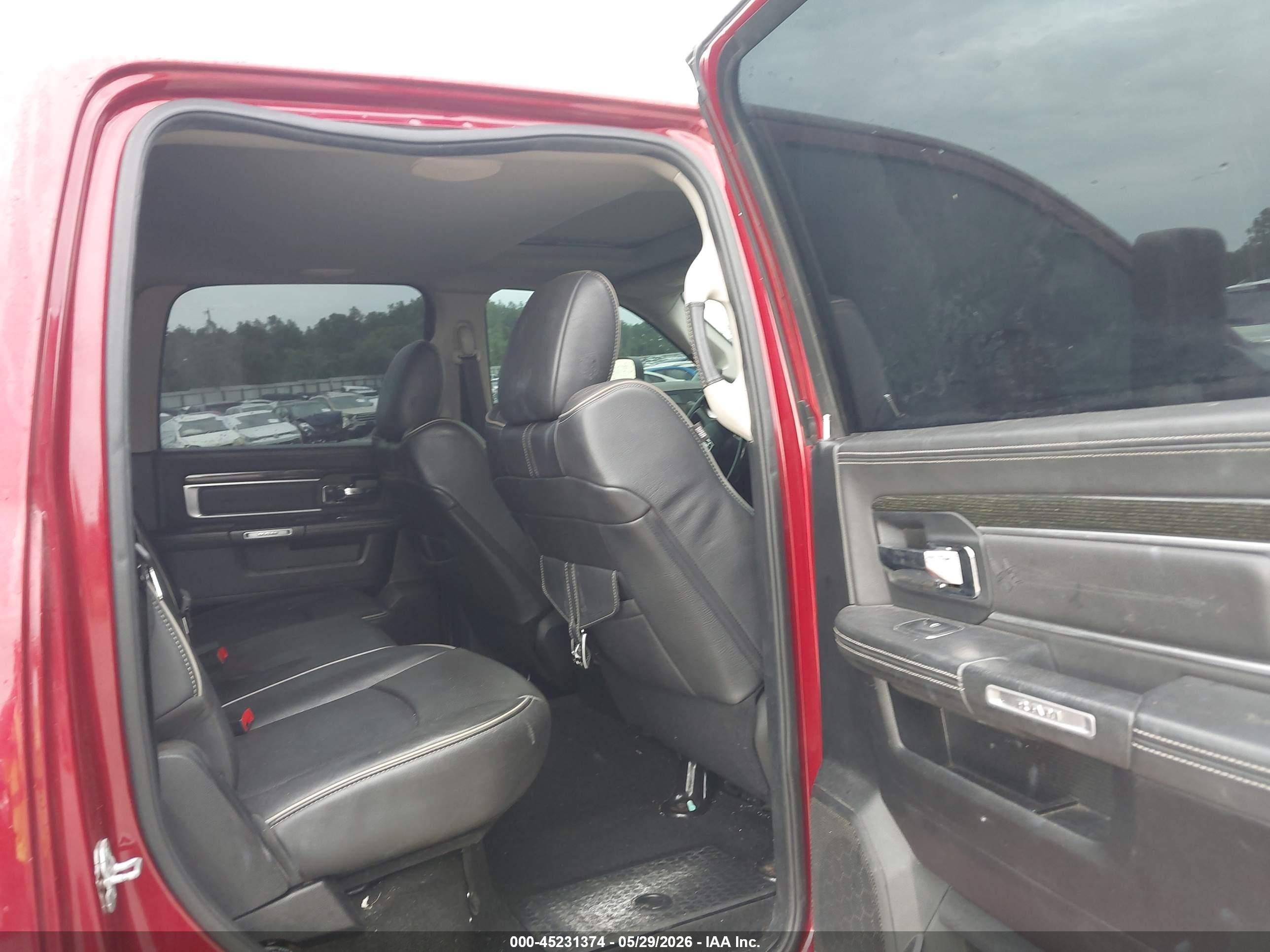 2014 Ram 1500 Longhorn Limited Red vin: 1C6RR7PM8ES370923