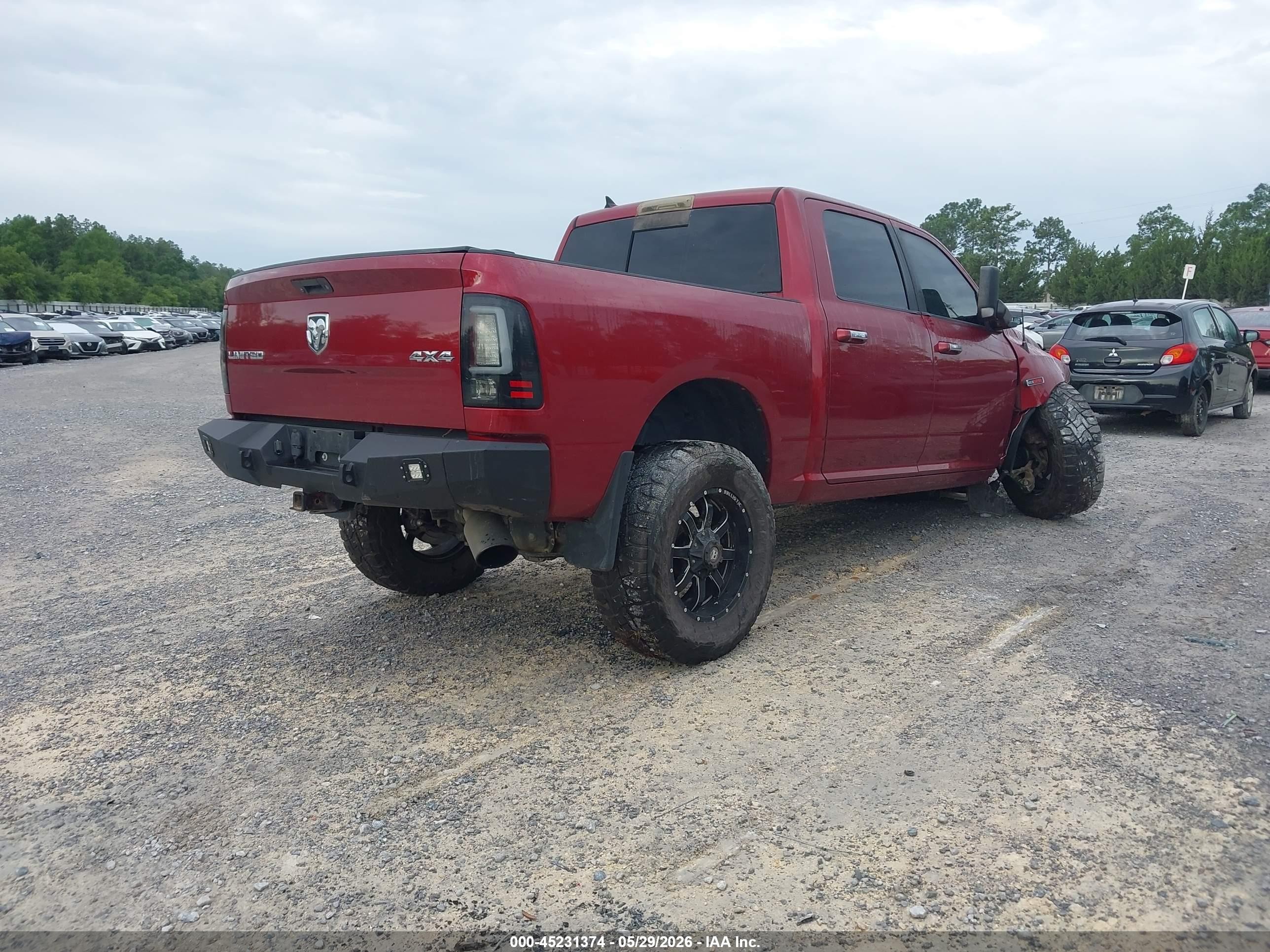 2014 Ram 1500 Longhorn Limited Red vin: 1C6RR7PM8ES370923