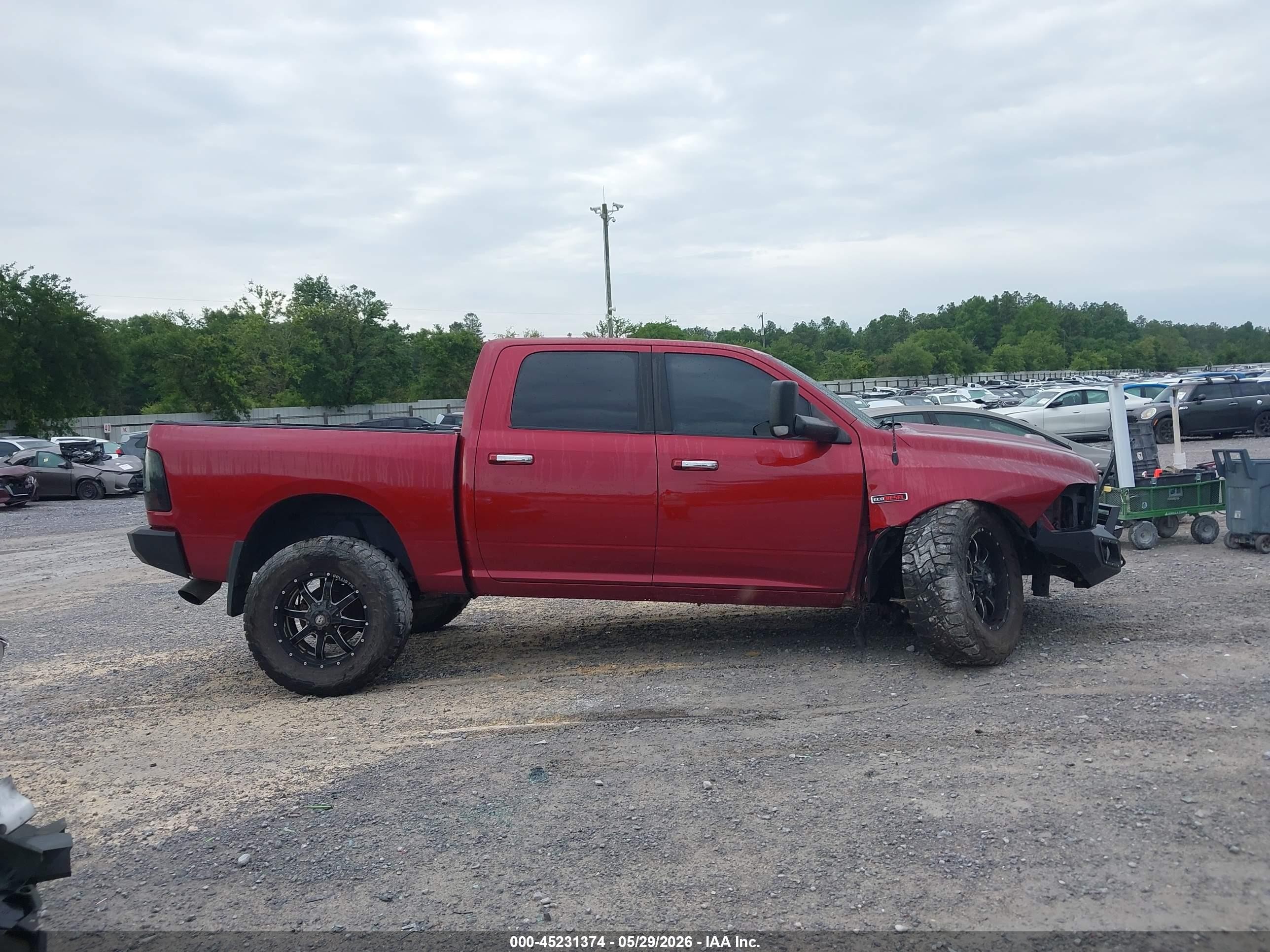 2014 Ram 1500 Longhorn Limited Red vin: 1C6RR7PM8ES370923