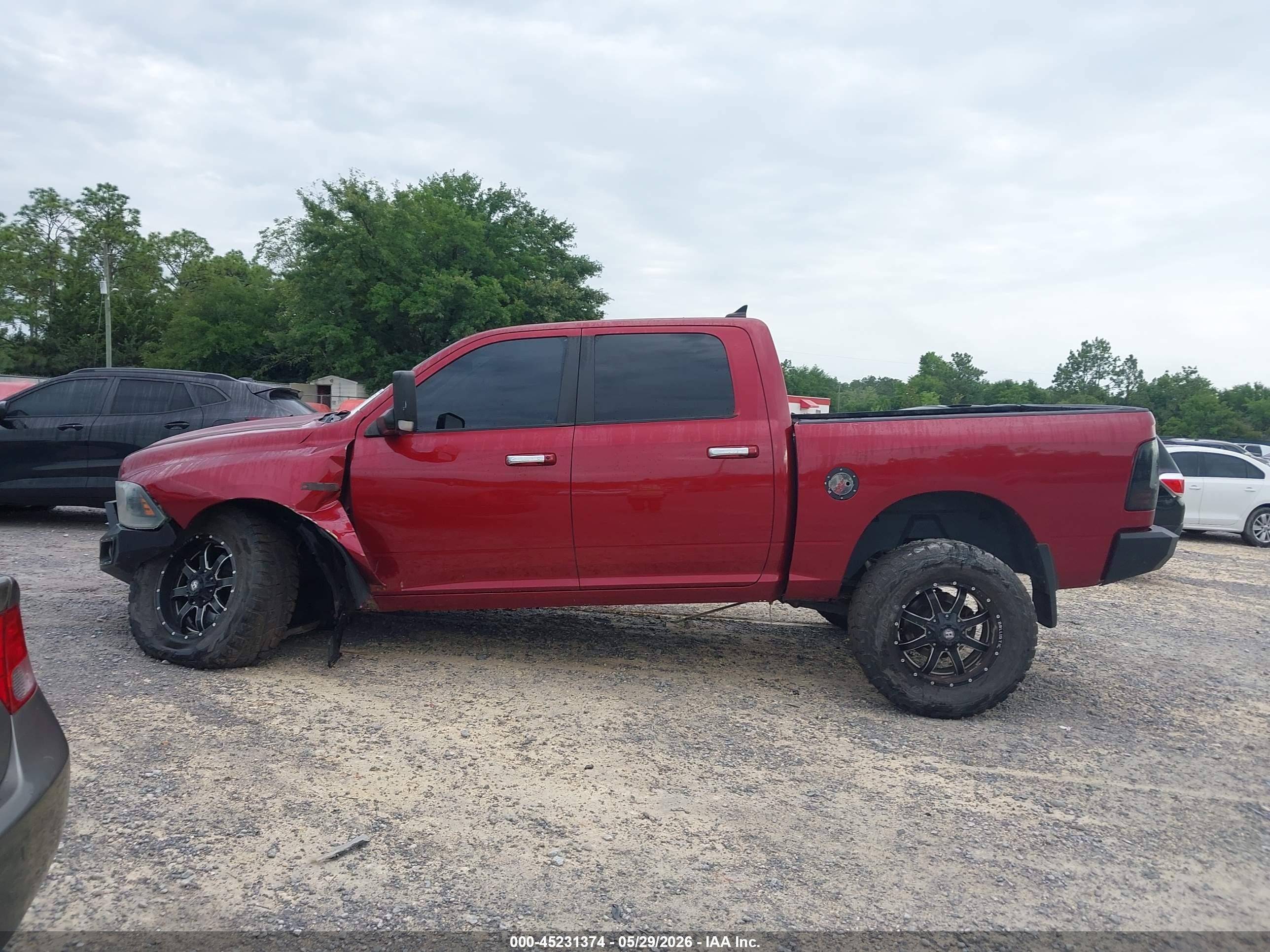 2014 Ram 1500 Longhorn Limited Red vin: 1C6RR7PM8ES370923
