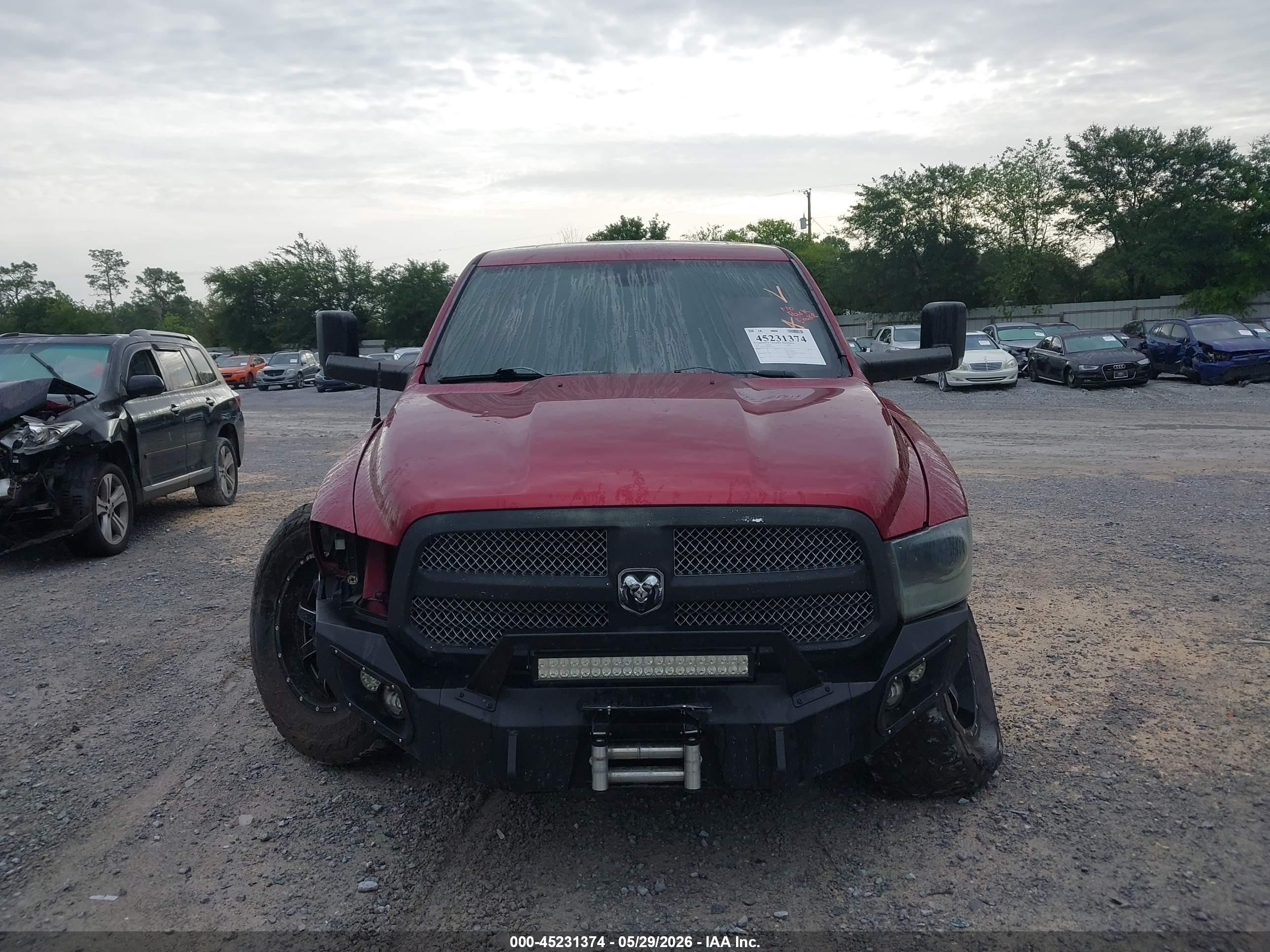 2014 Ram 1500 Longhorn Limited Red vin: 1C6RR7PM8ES370923