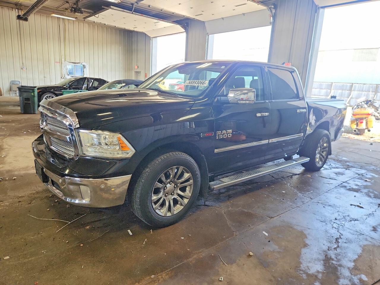 2014 Ram 1500 Longhorn Black vin: 1C6RR7PMXES311694