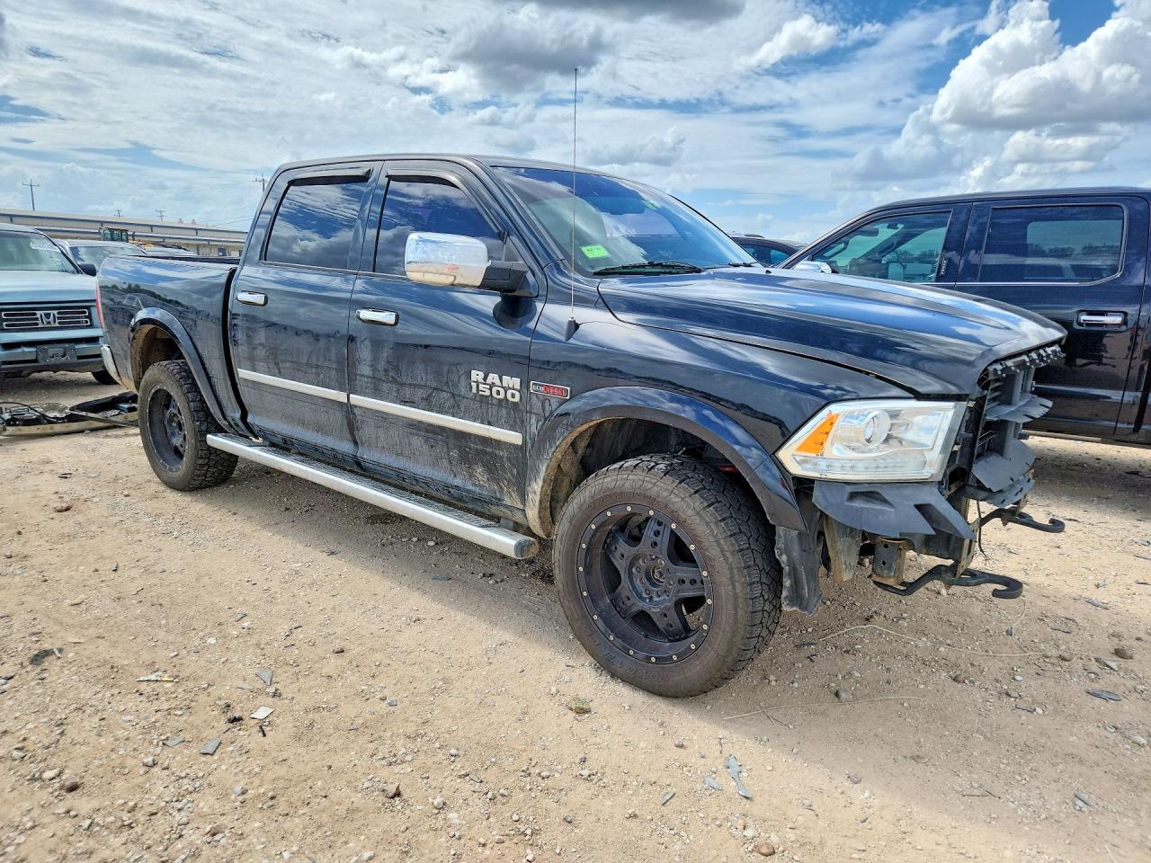 2015 Ram 1500 Longhorn Black vin: 1C6RR7PMXFS707707