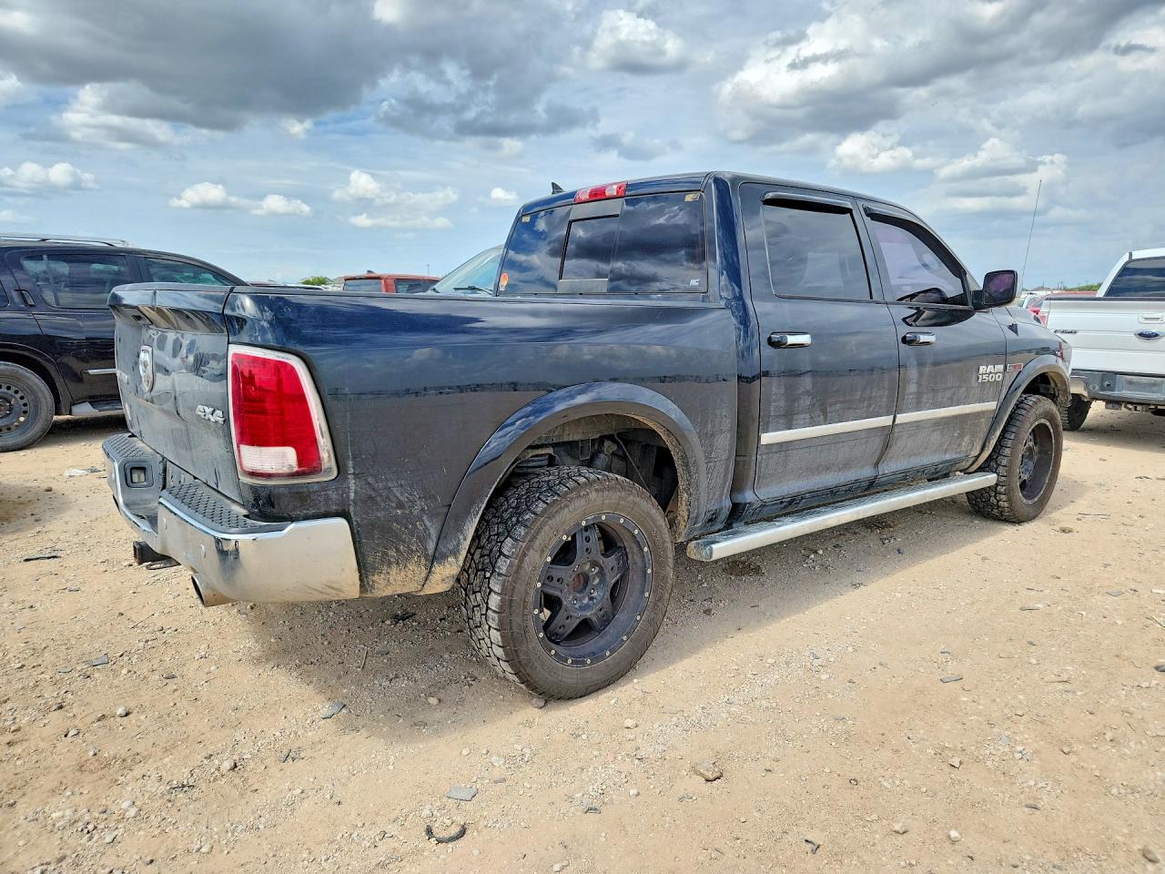 2015 Ram 1500 Longhorn Black vin: 1C6RR7PMXFS707707