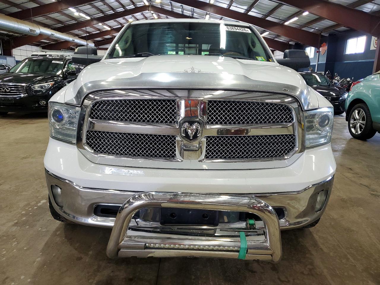 2013 Ram 1500 Longhorn White vin: 1C6RR7PT0DS722088