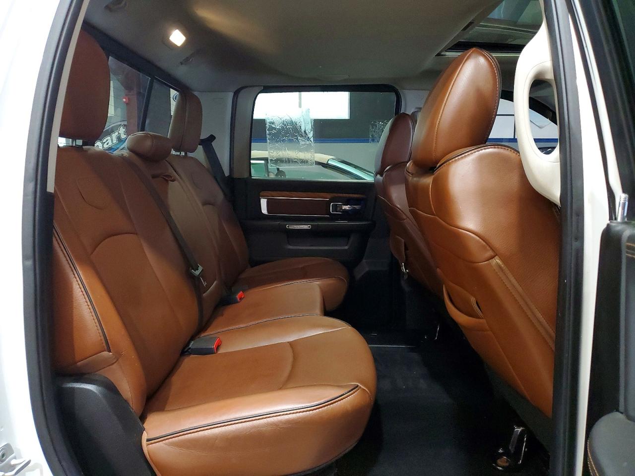 2013 Ram 1500 Longhorn White vin: 1C6RR7PT0DS722088