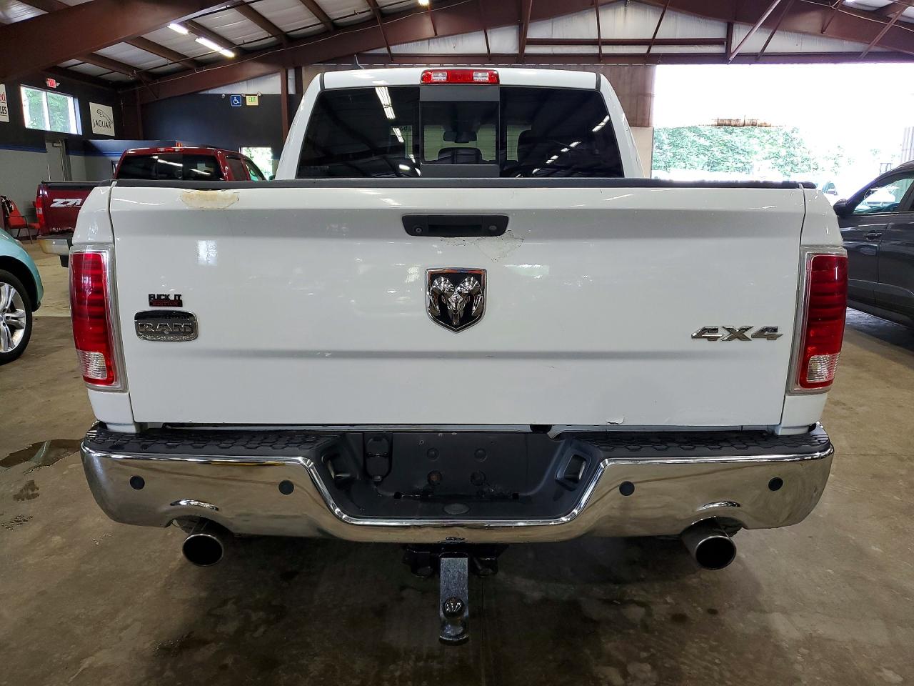 2013 Ram 1500 Longhorn White vin: 1C6RR7PT0DS722088