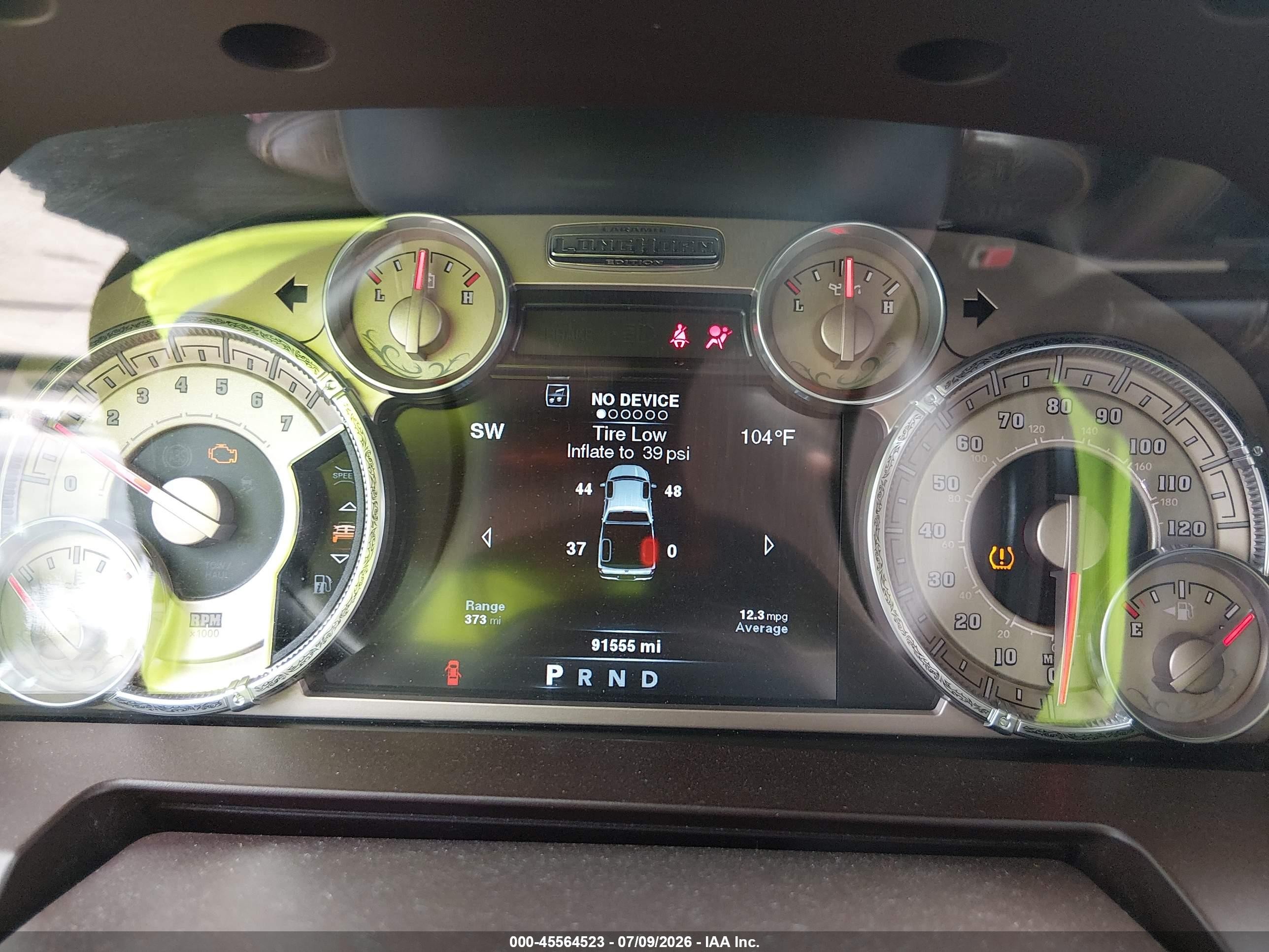 2014 Ram 1500 Longhorn Red vin: 1C6RR7PT0ES165376