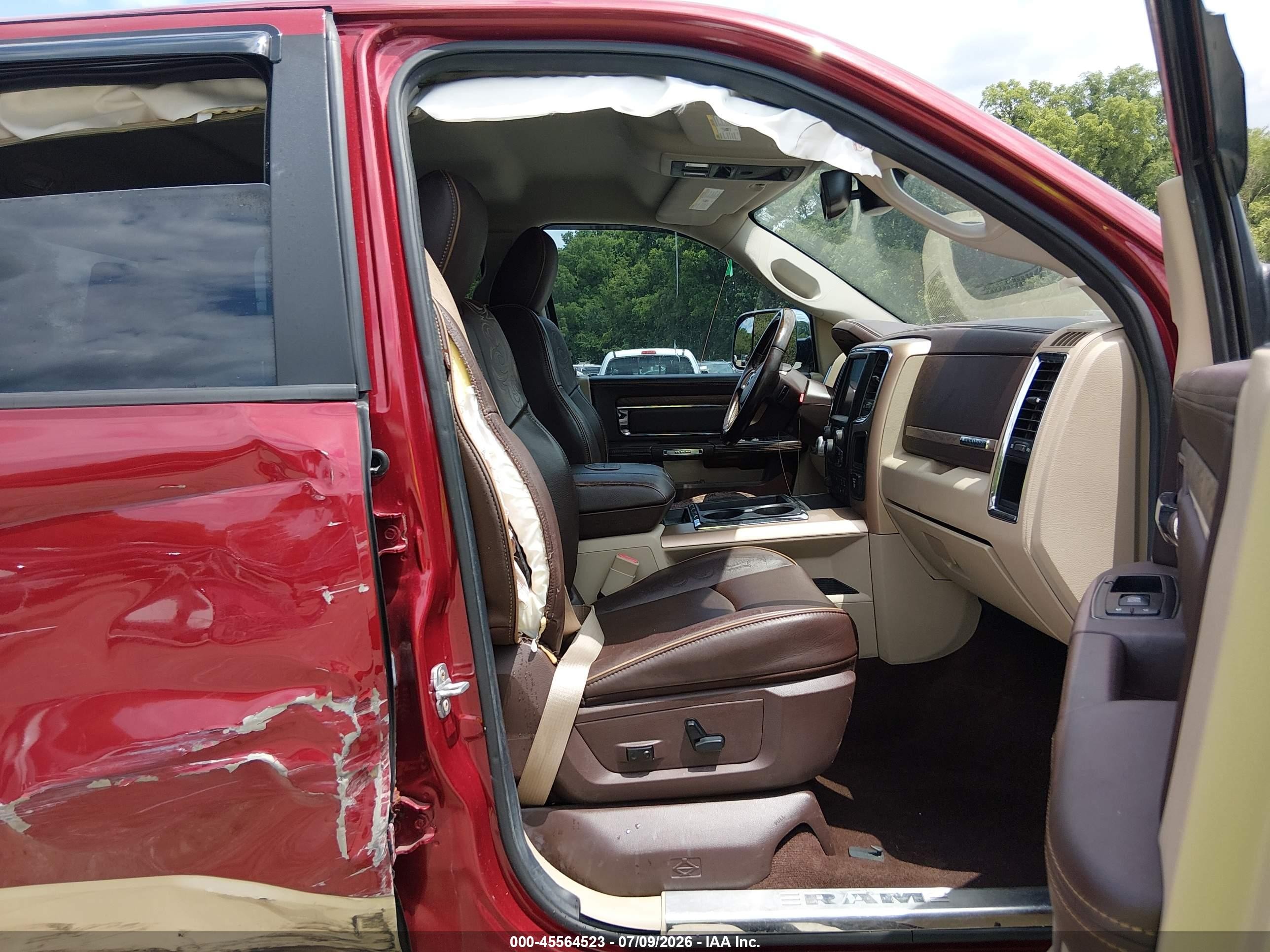 2014 Ram 1500 Longhorn Red vin: 1C6RR7PT0ES165376