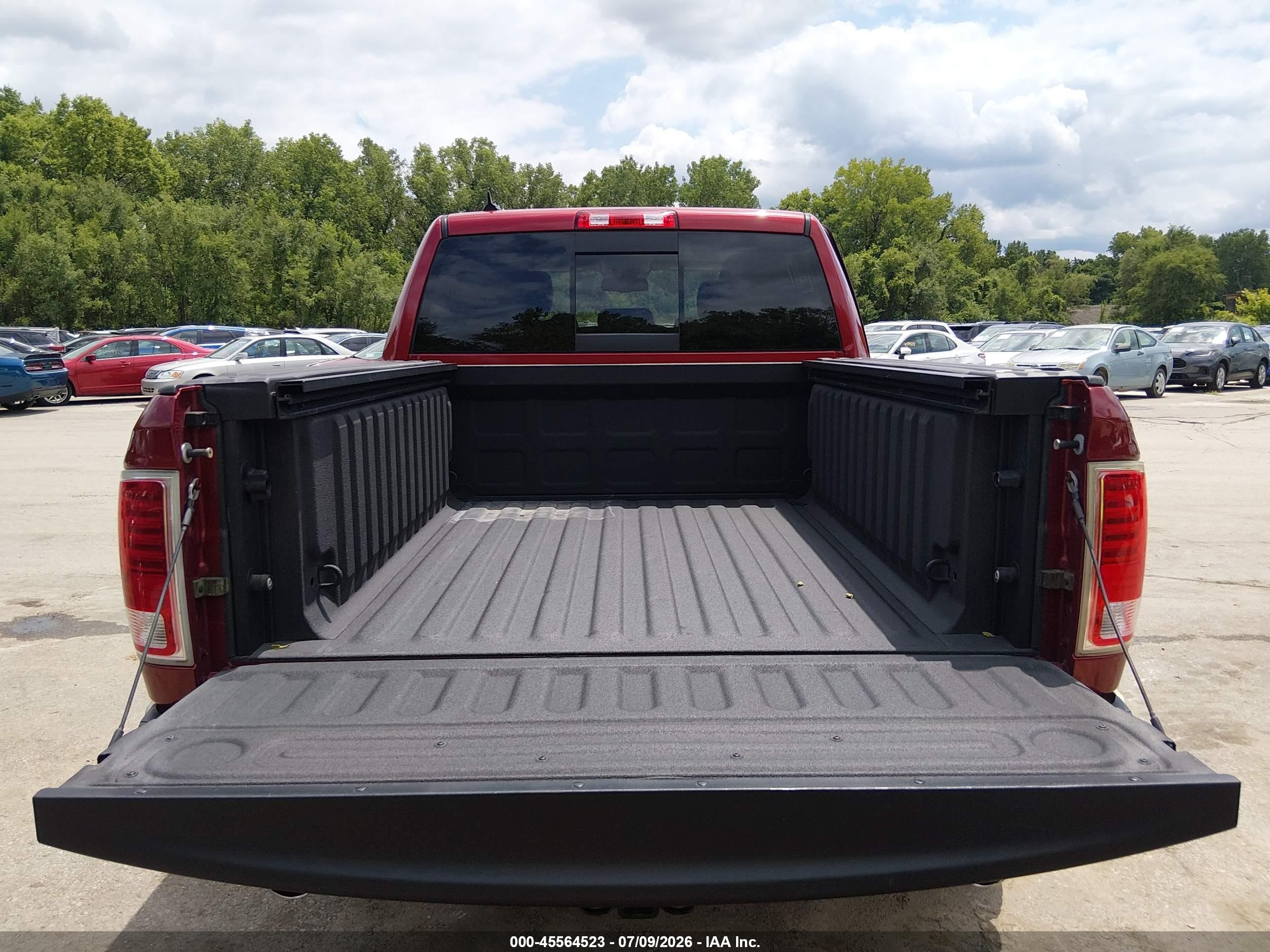 2014 Ram 1500 Longhorn Red vin: 1C6RR7PT0ES165376