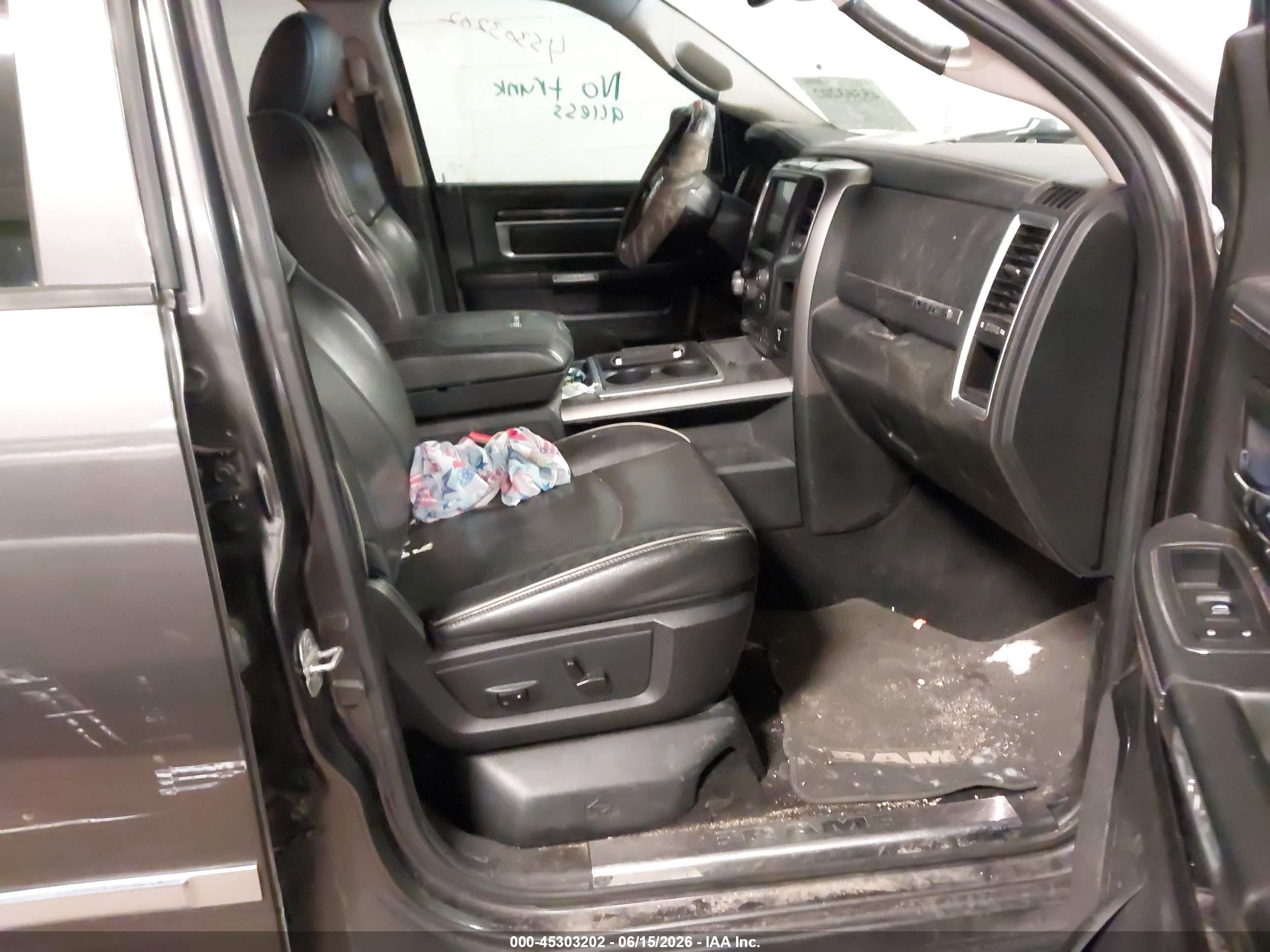 2014 Ram 1500 Longhorn Gray vin: 1C6RR7PT0ES324509