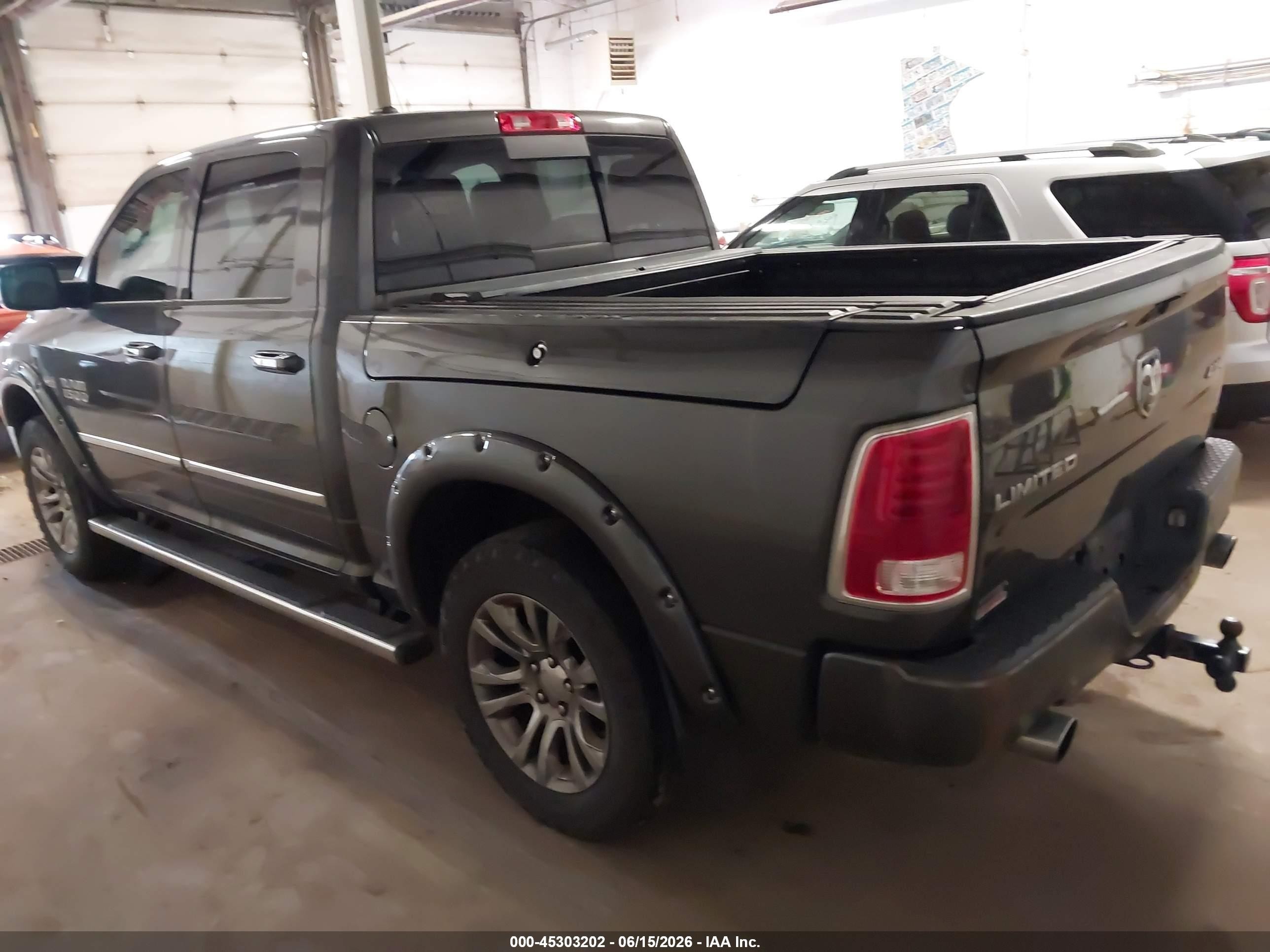 2014 Ram 1500 Longhorn Gray vin: 1C6RR7PT0ES324509