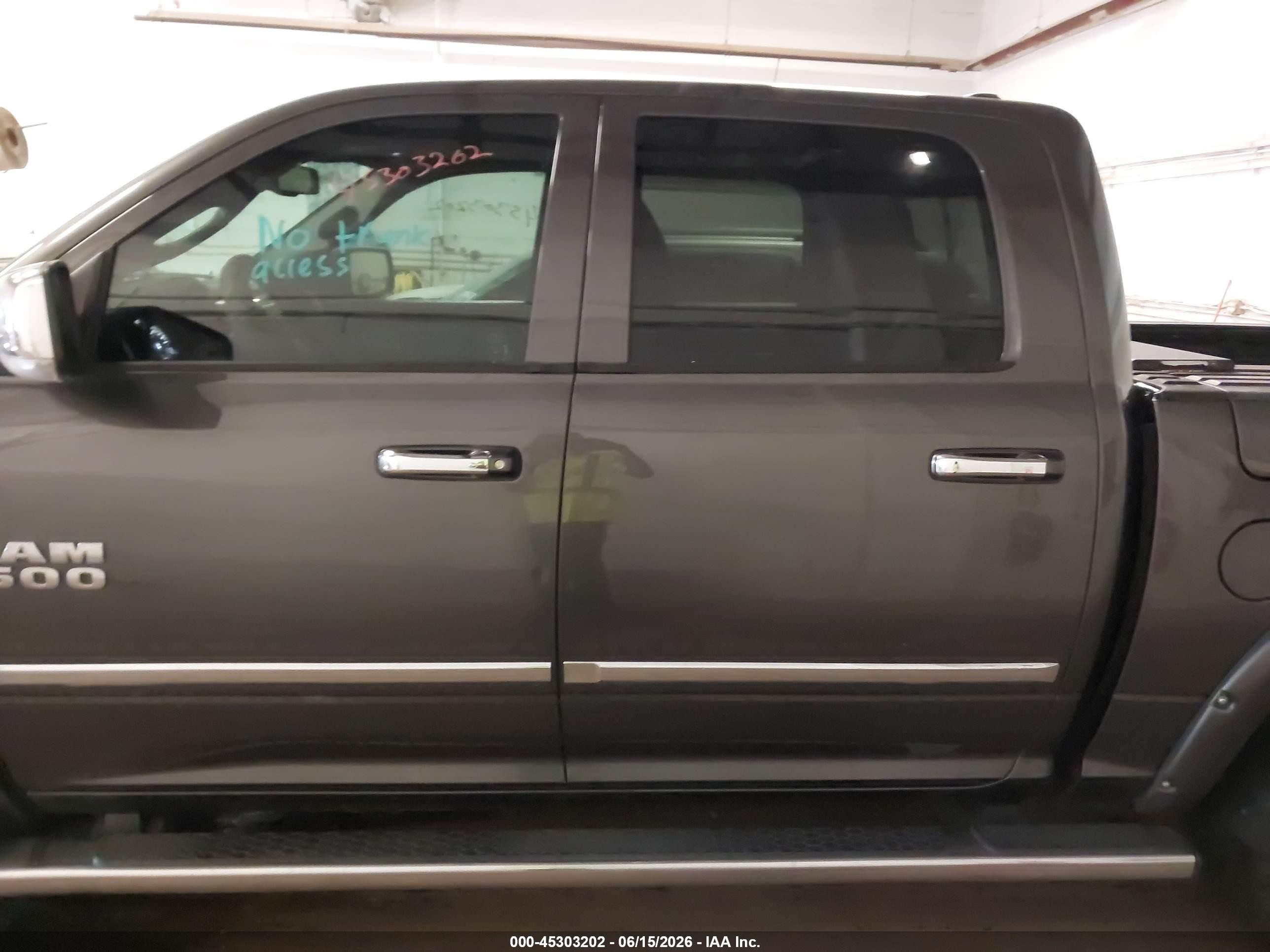 2014 Ram 1500 Longhorn Gray vin: 1C6RR7PT0ES324509
