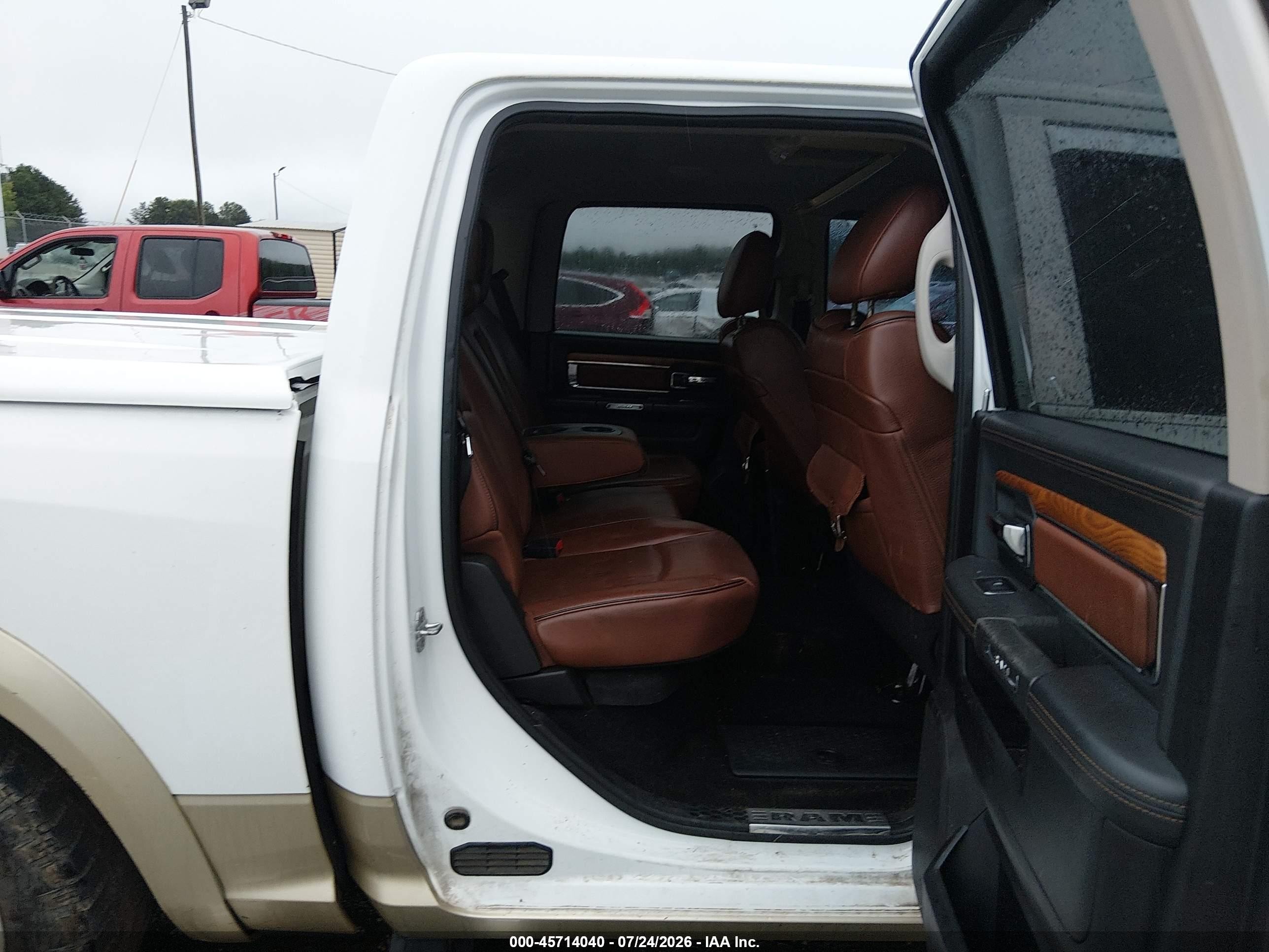 2013 Ram 1500 Laramie Longhorn Edition White vin: 1C6RR7PT1DS603644