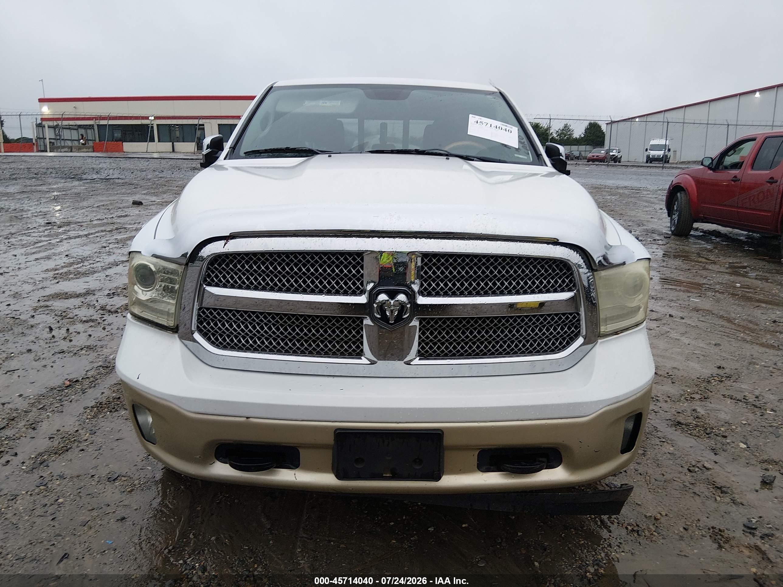 2013 Ram 1500 Laramie Longhorn Edition White vin: 1C6RR7PT1DS603644