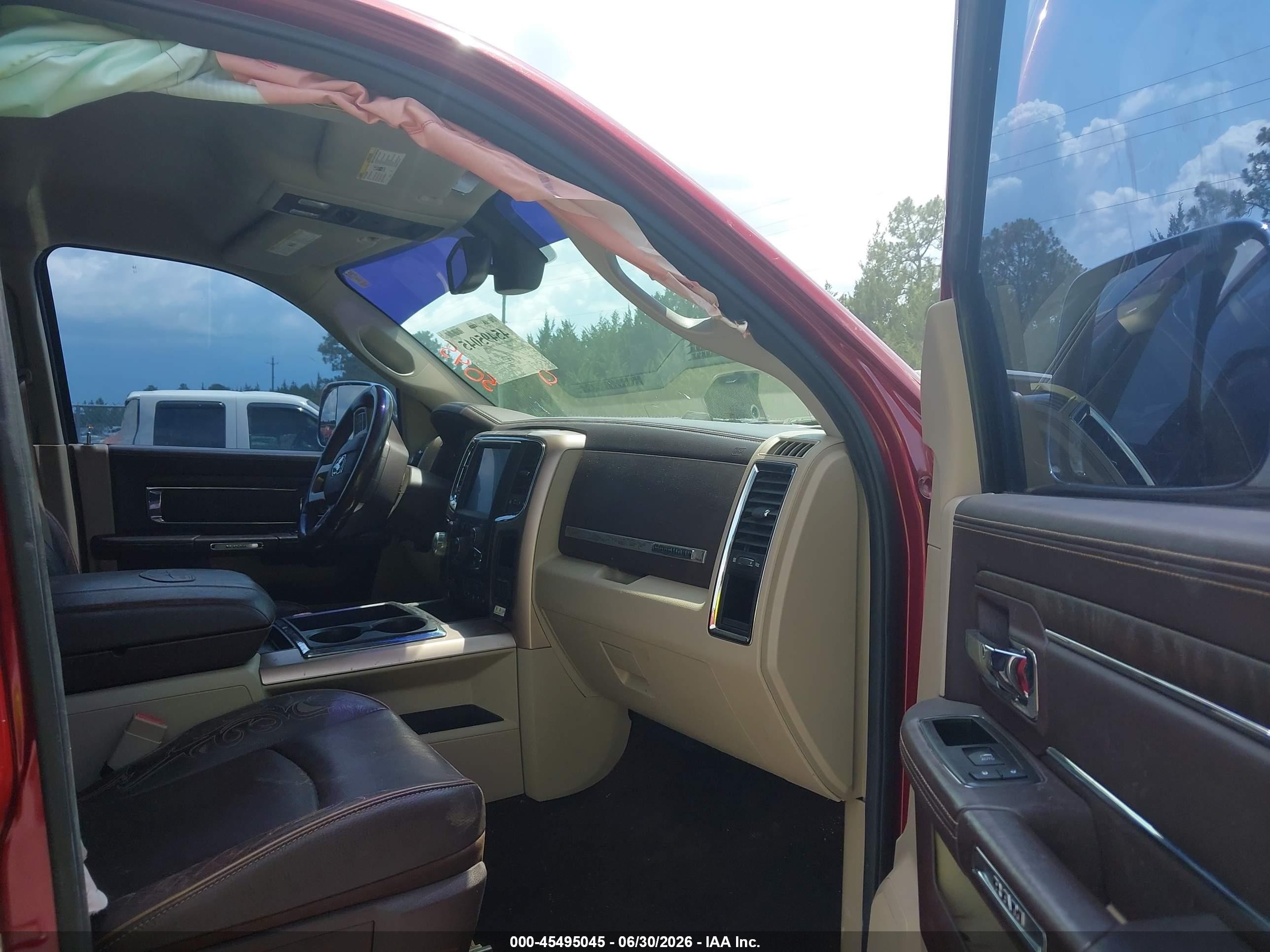 2013 Ram 1500 Laramie Longhorn Edition Red vin: 1C6RR7PT1DS709365