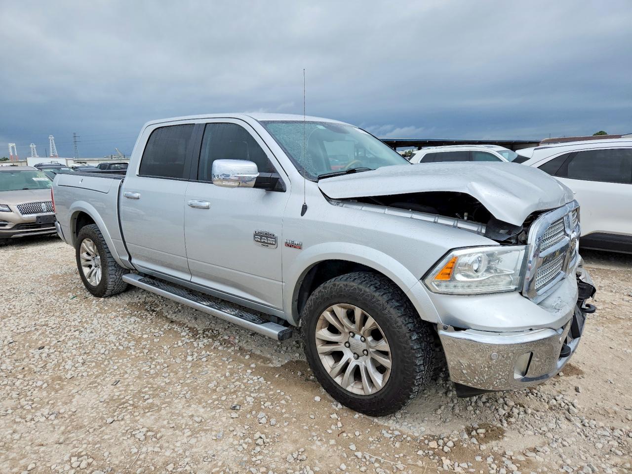 2014 Ram 1500 Longhorn Silver vin: 1C6RR7PT1ES388834