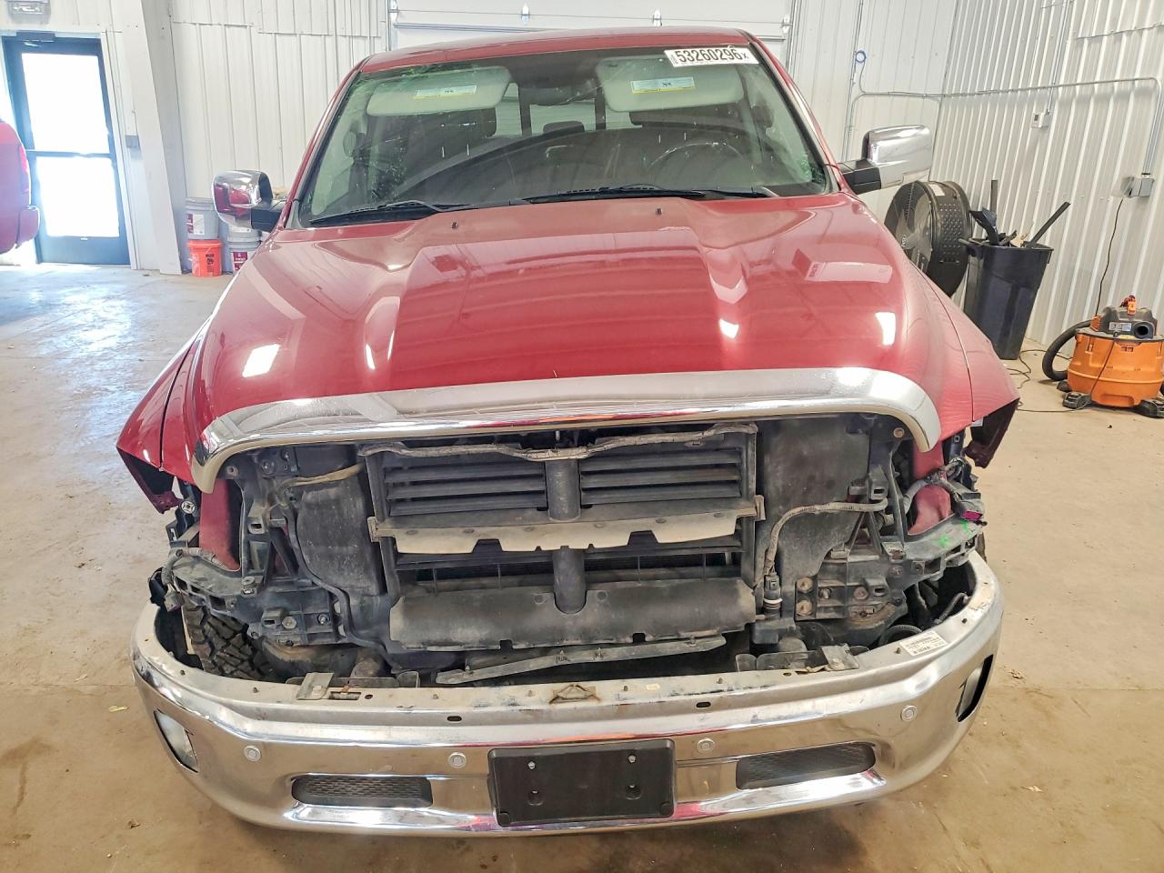2014 Ram 1500 Longhorn Красный vin: 1C6RR7PT1ES440155