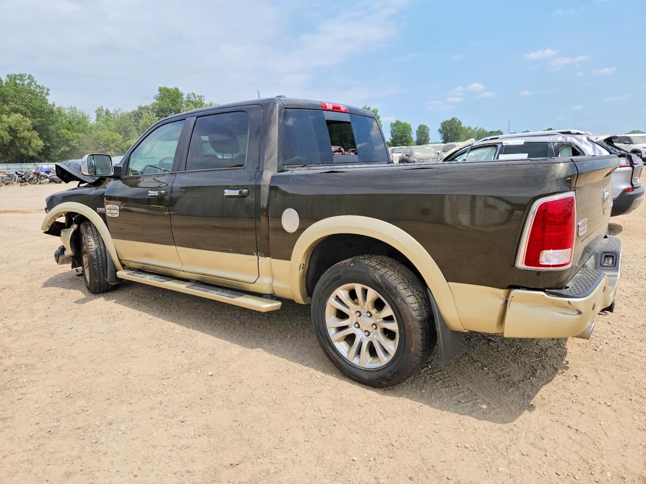 2013 Ram 1500 Longhorn Brown vin: 1C6RR7PT2DS660760