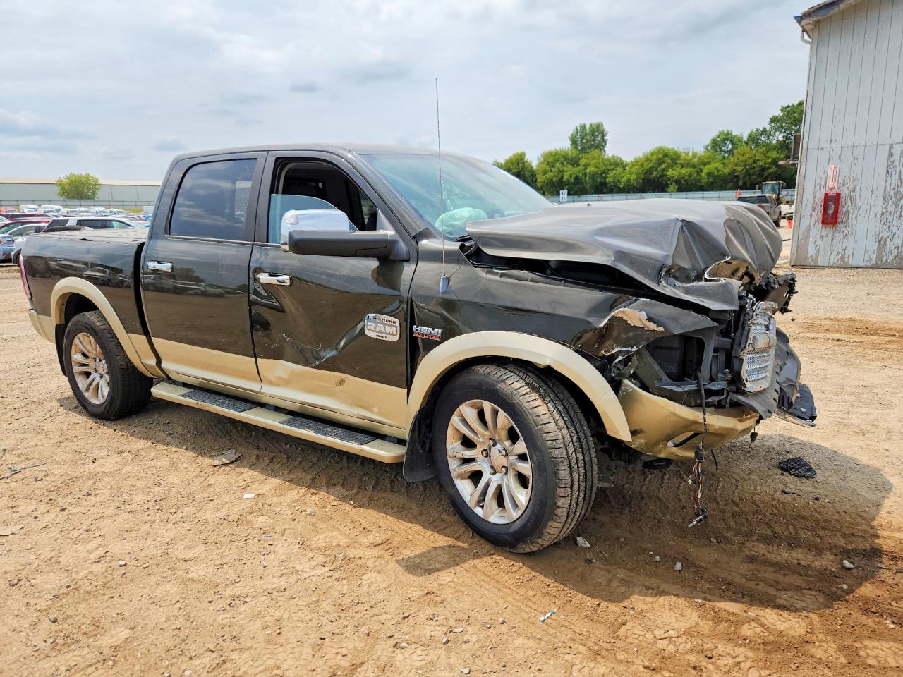 2013 Ram 1500 Longhorn Brown vin: 1C6RR7PT2DS660760