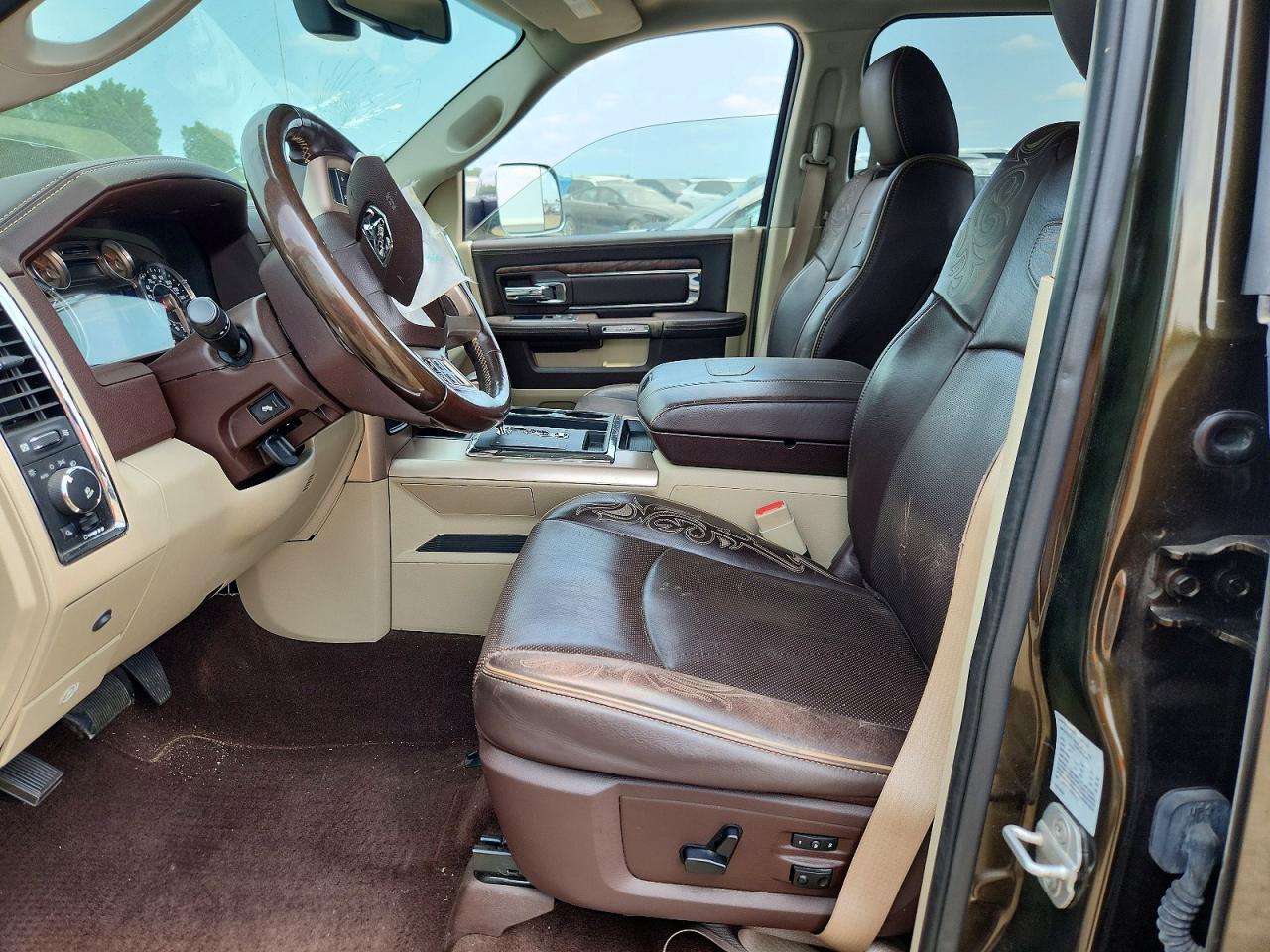 2013 Ram 1500 Longhorn Brown vin: 1C6RR7PT2DS660760