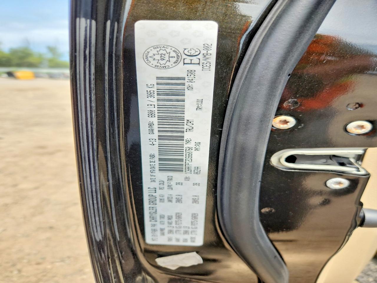 2013 Ram 1500 Longhorn Brown vin: 1C6RR7PT2DS660760