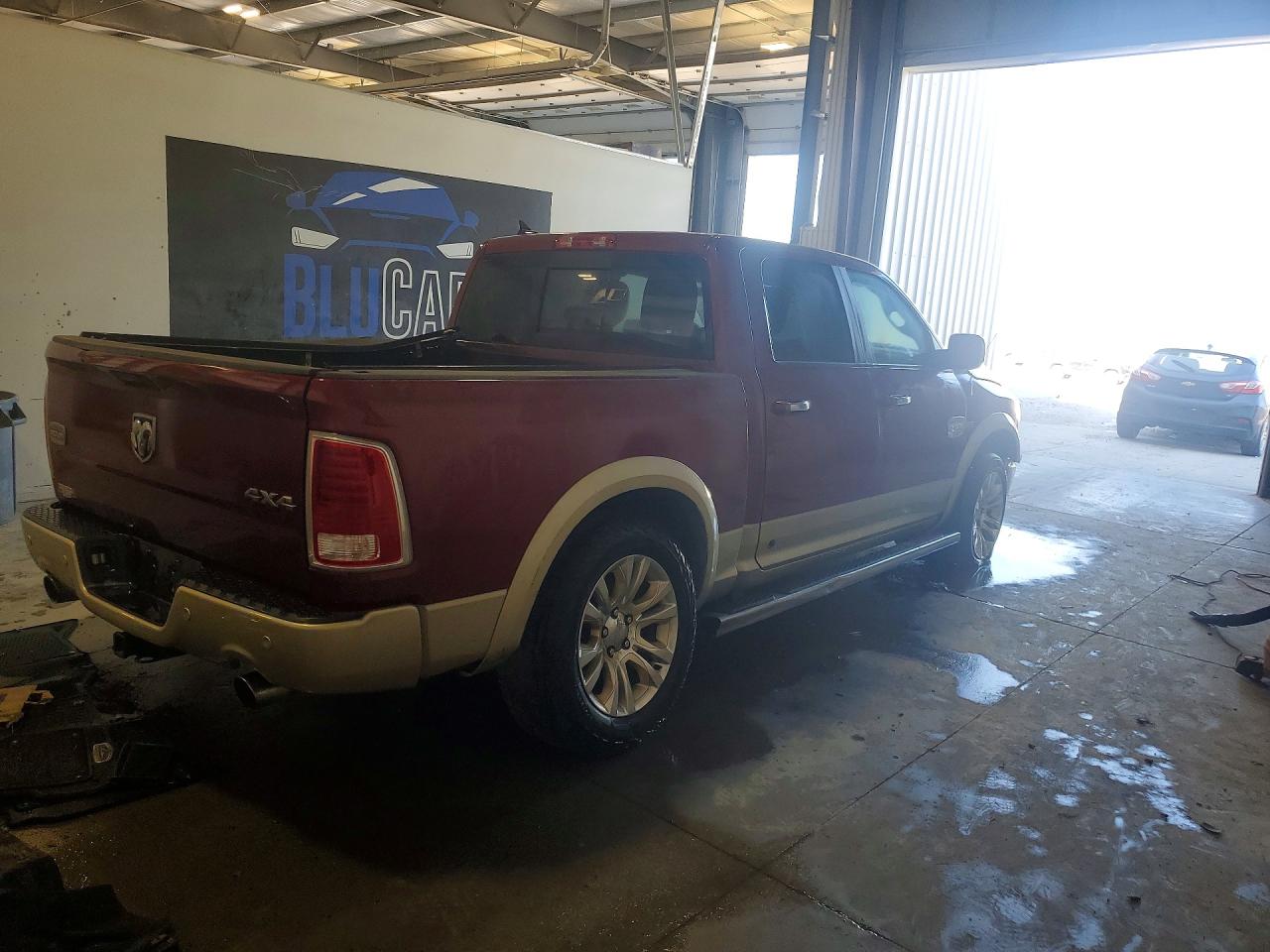 2014 Ram 1500 Longhorn Burgundy vin: 1C6RR7PT2ES346981