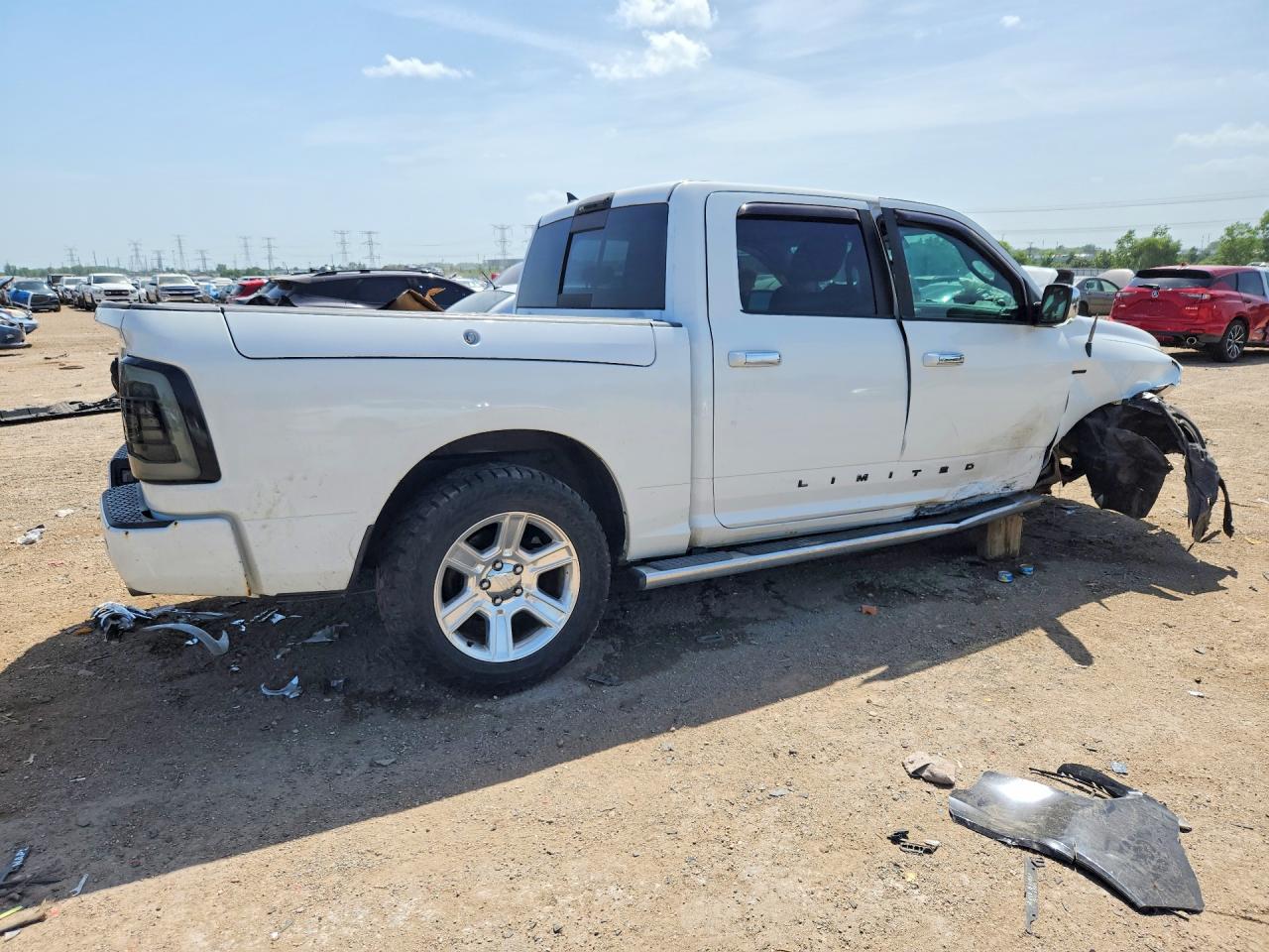 2015 Ram 1500 Longhorn White vin: 1C6RR7PT2FS587330