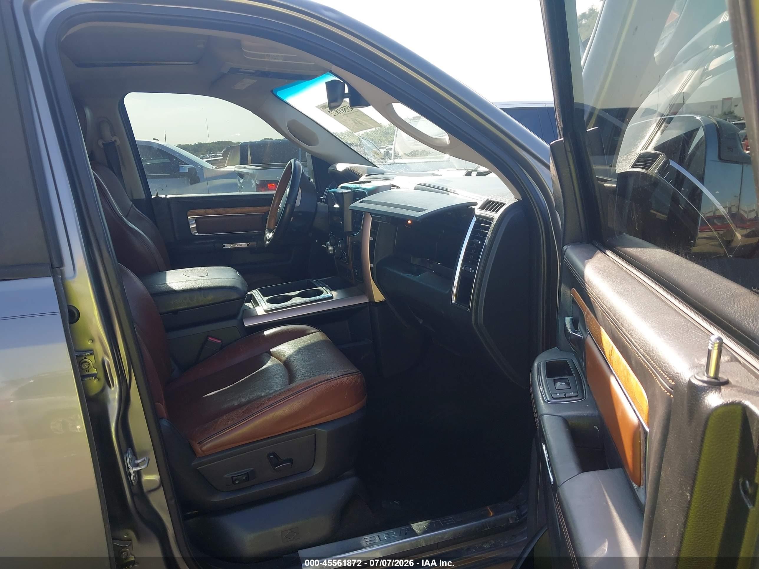 2013 Ram 1500 Laramie Longhorn Edition Серый vin: 1C6RR7PT3DS699342