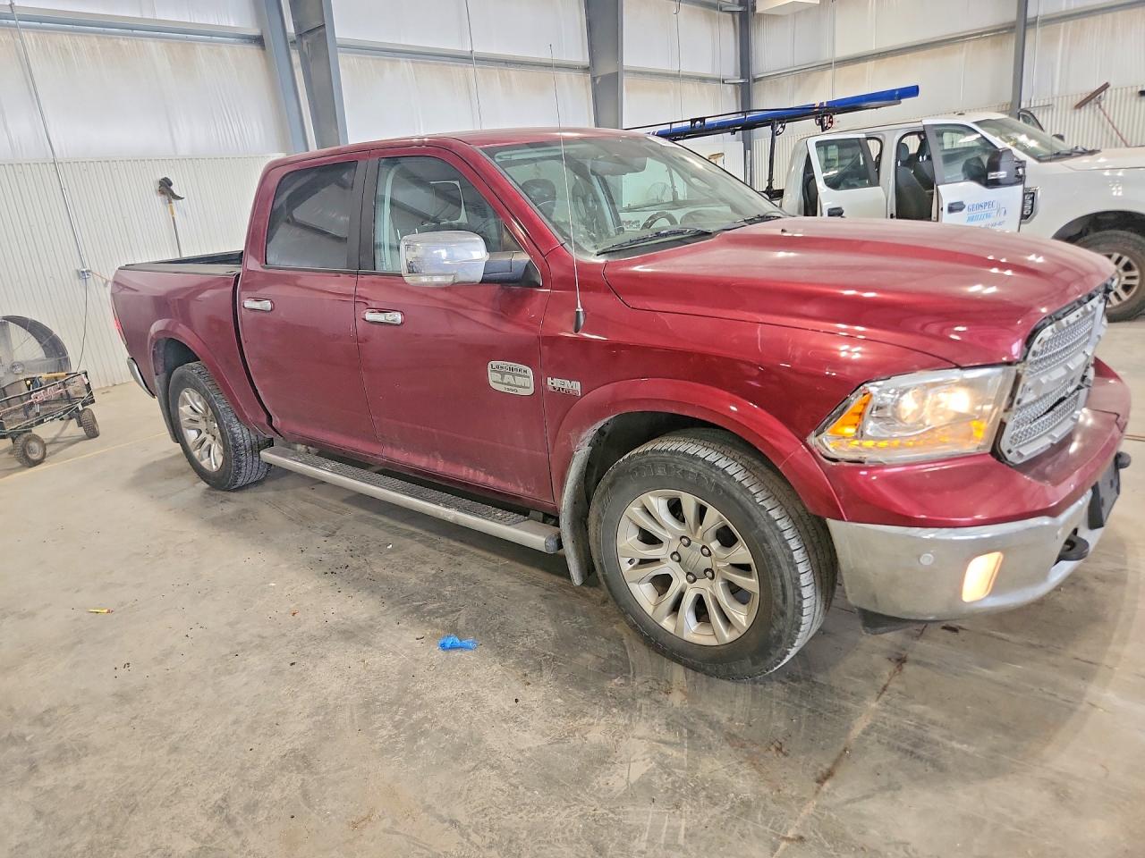 2014 Ram 1500 Longhorn Красный vin: 1C6RR7PT3ES200816