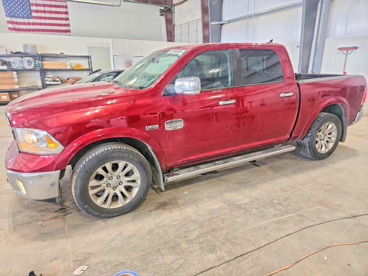 2014 Ram 1500 Longhorn Red vin: 1C6RR7PT3ES200816